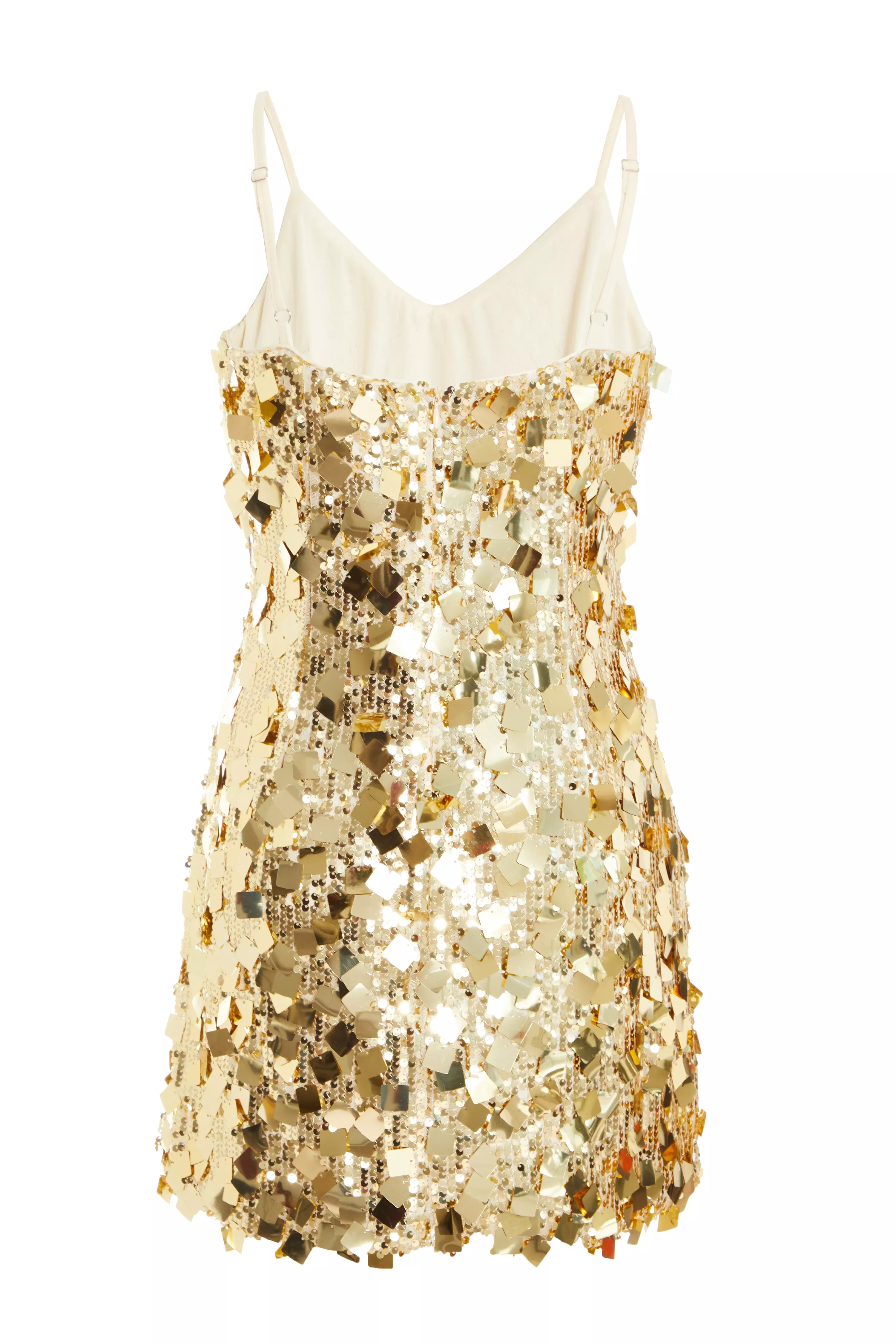 Gold Sequin Bodycon Dress