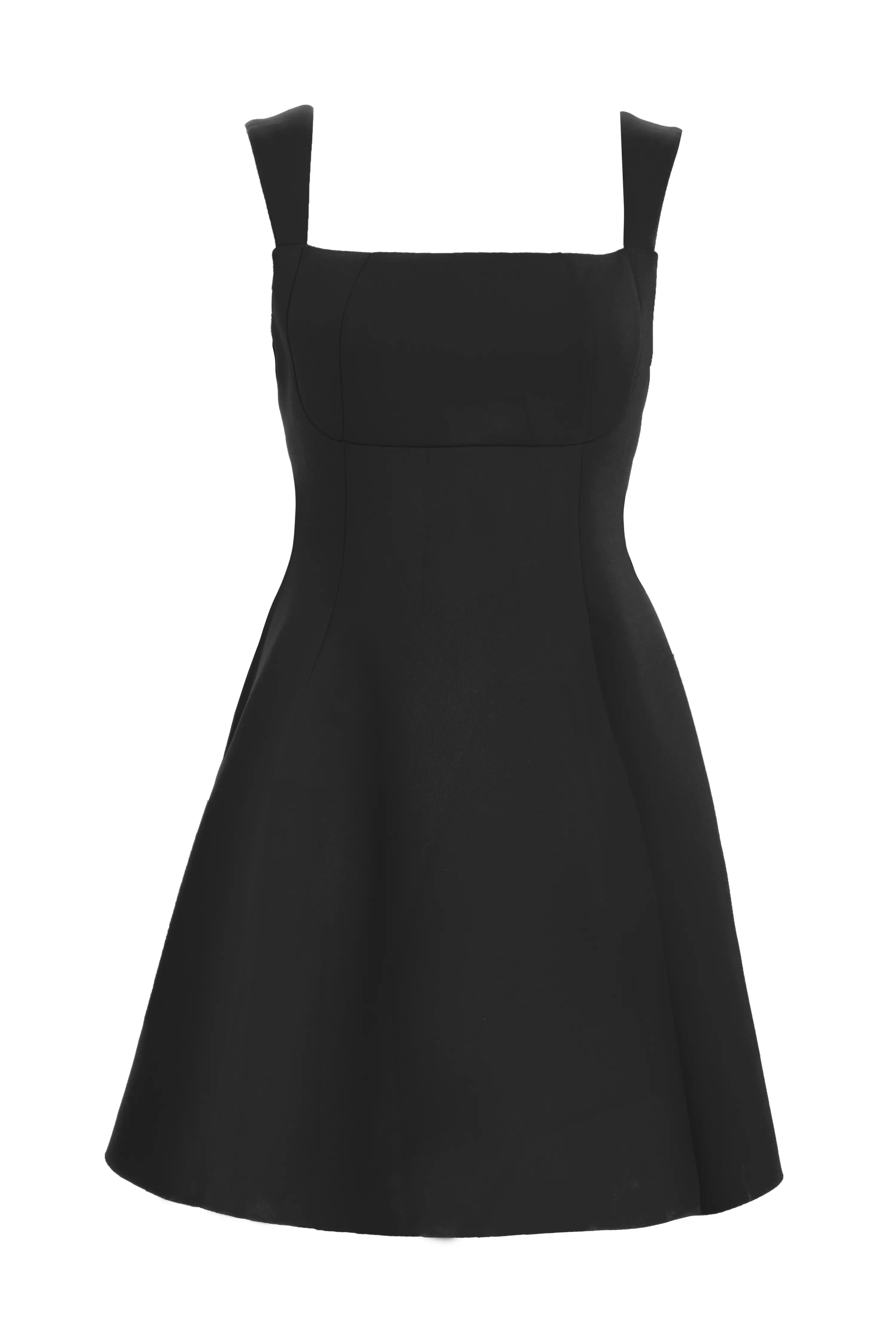 Black Bow Skater Dress
