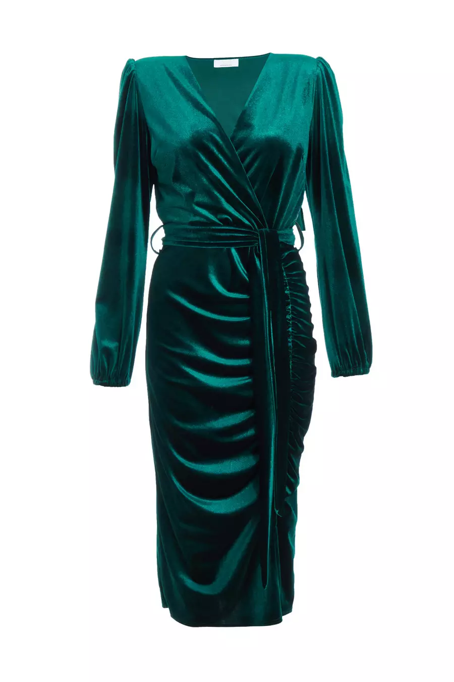 Quiz bottle green velvet dress best sale