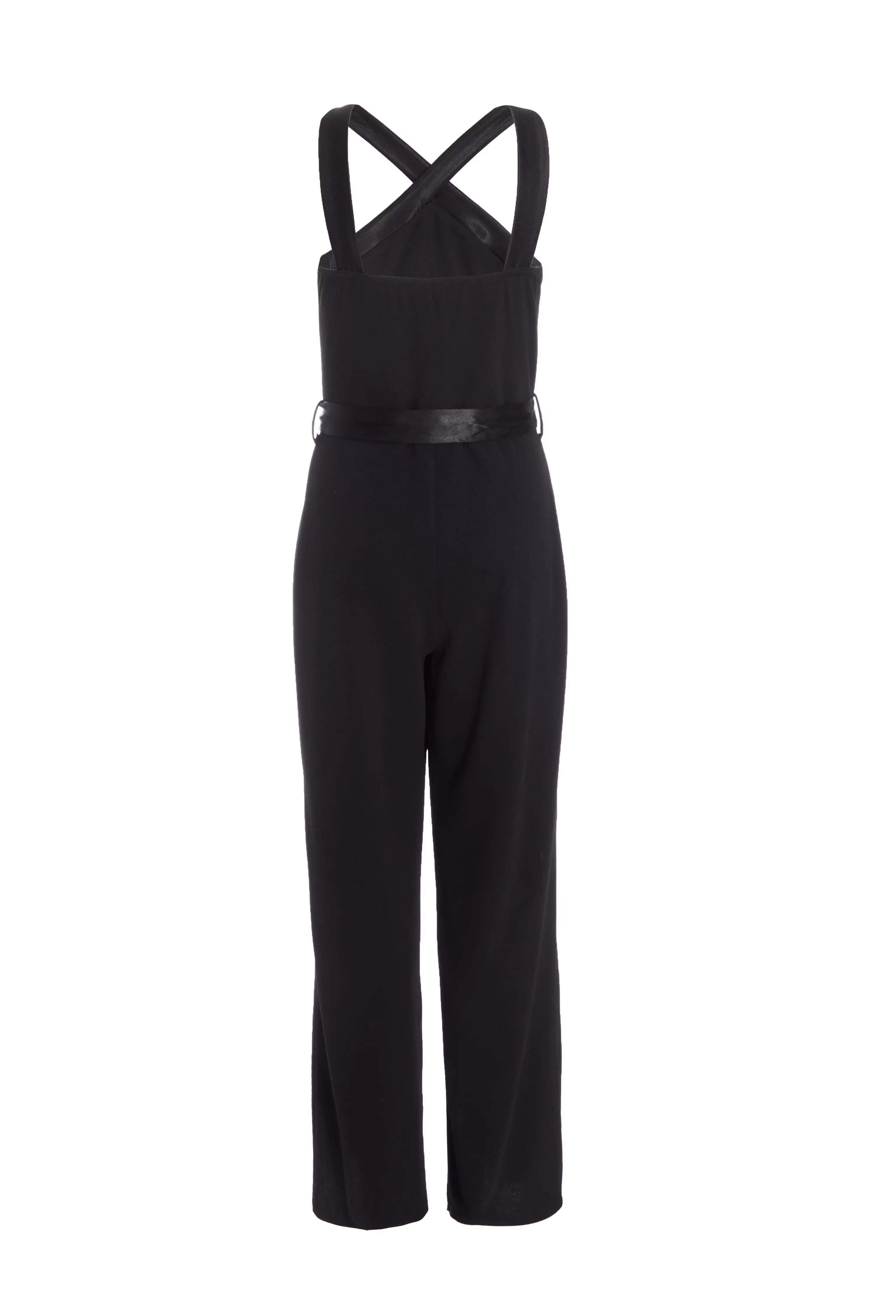 Black Halterneck Palazzo Jumpsuit