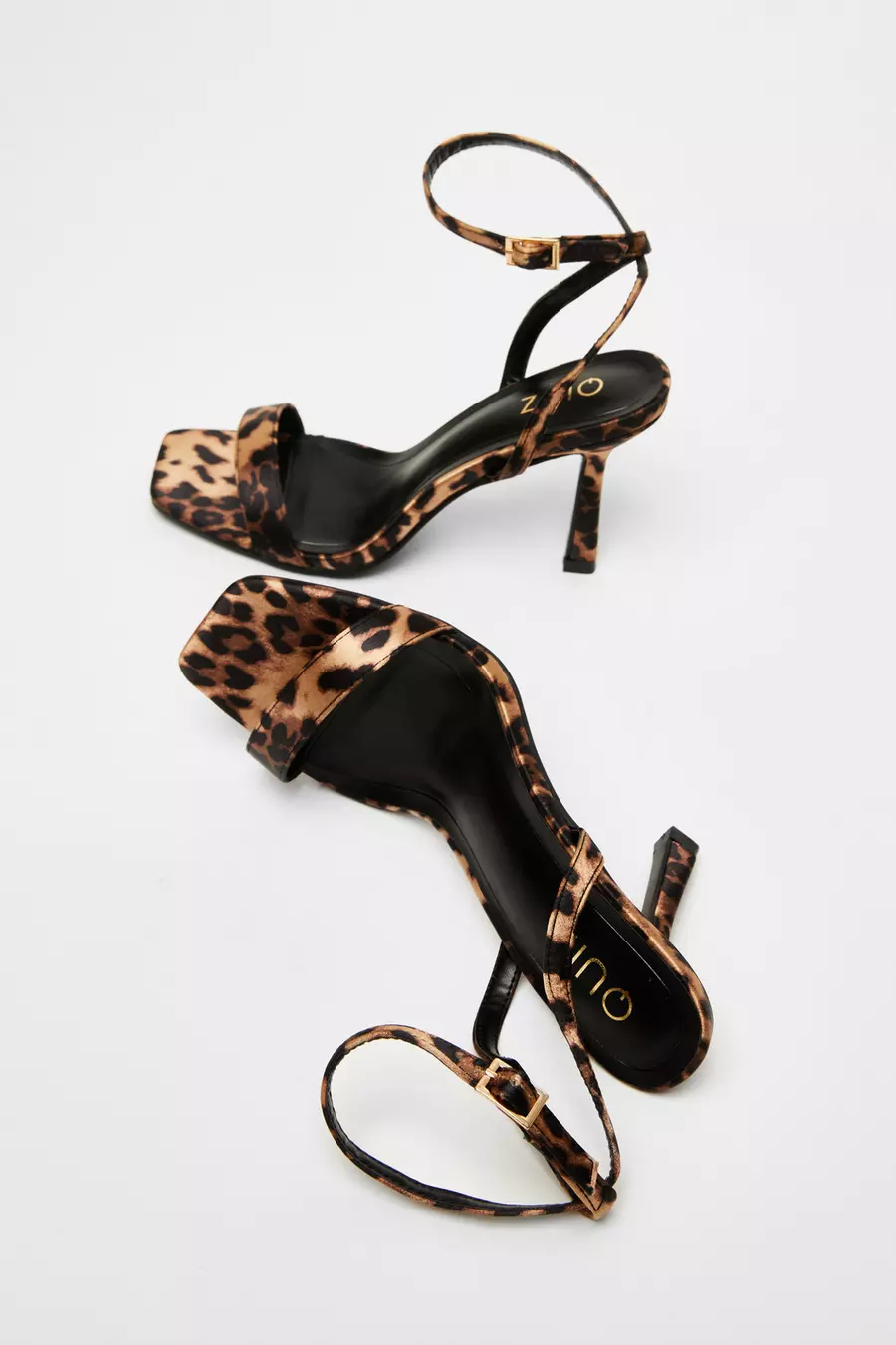 Leopard print barely there heels hotsell