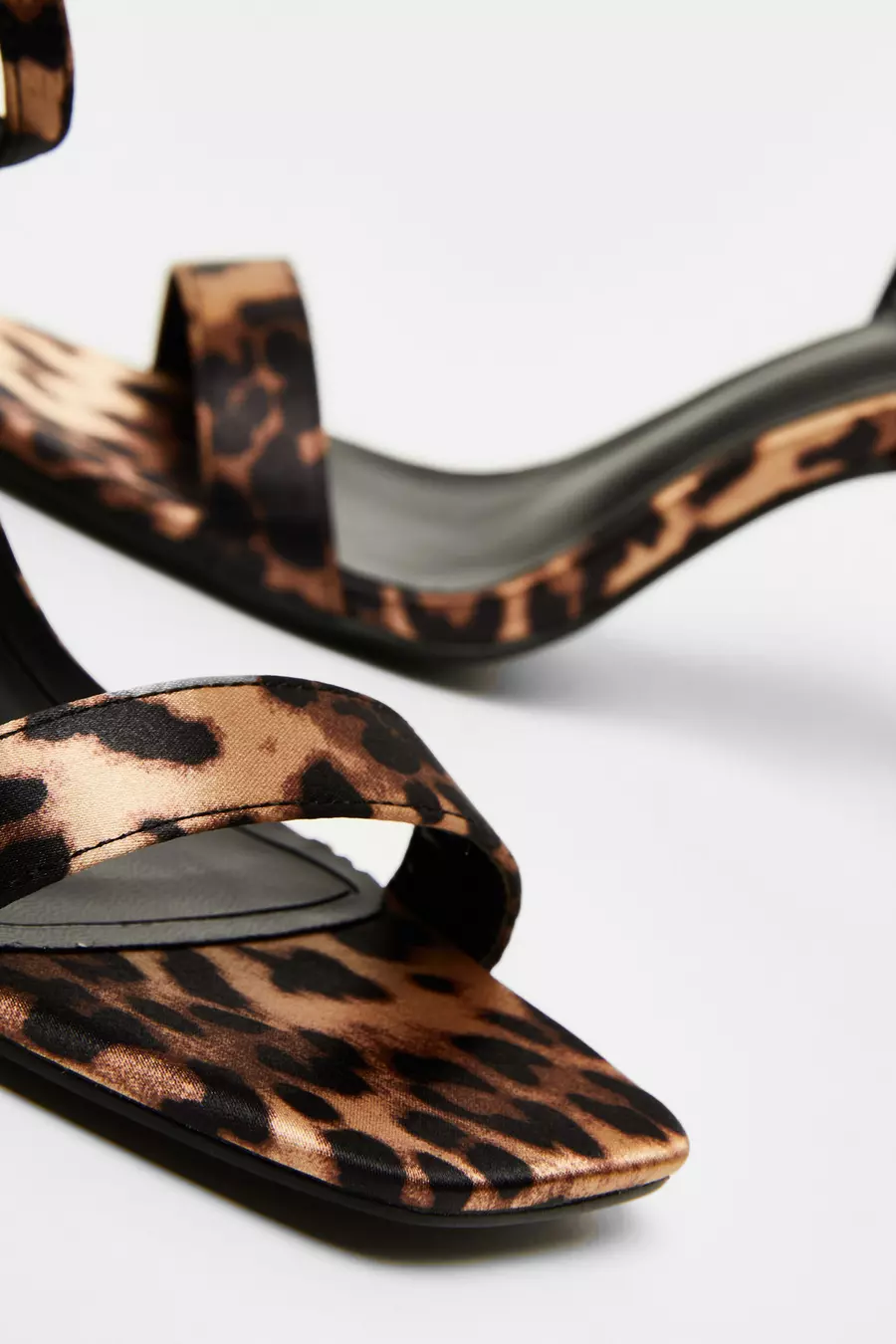 Leopard print barely there heels hotsell