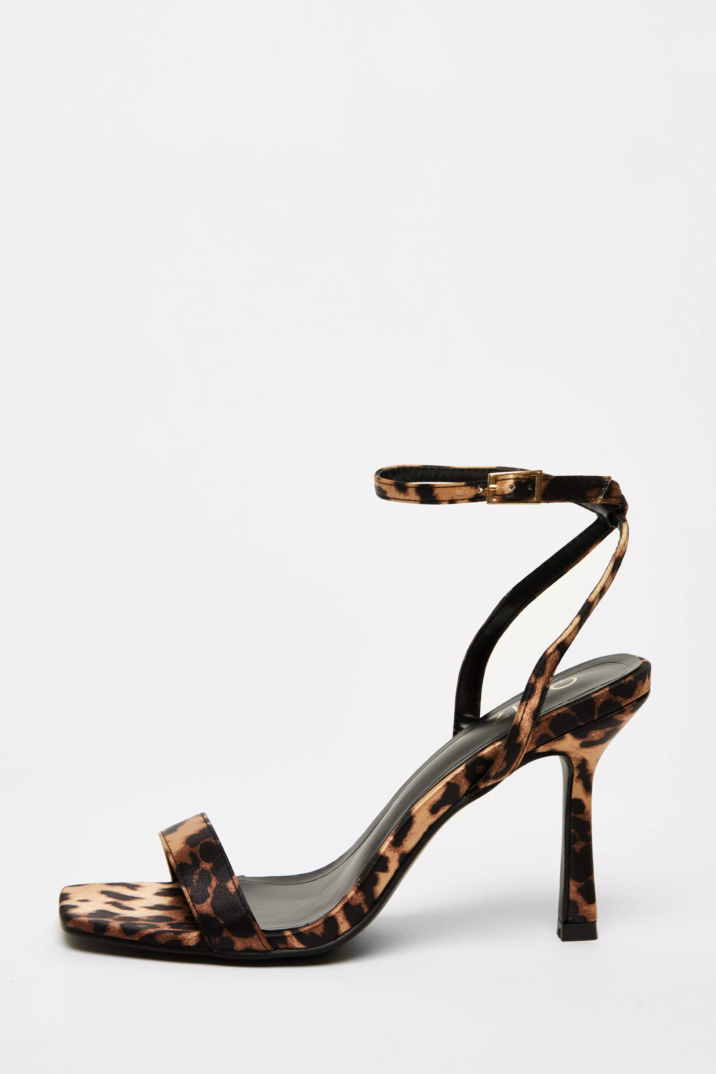 Leopard Print Barely There Heels