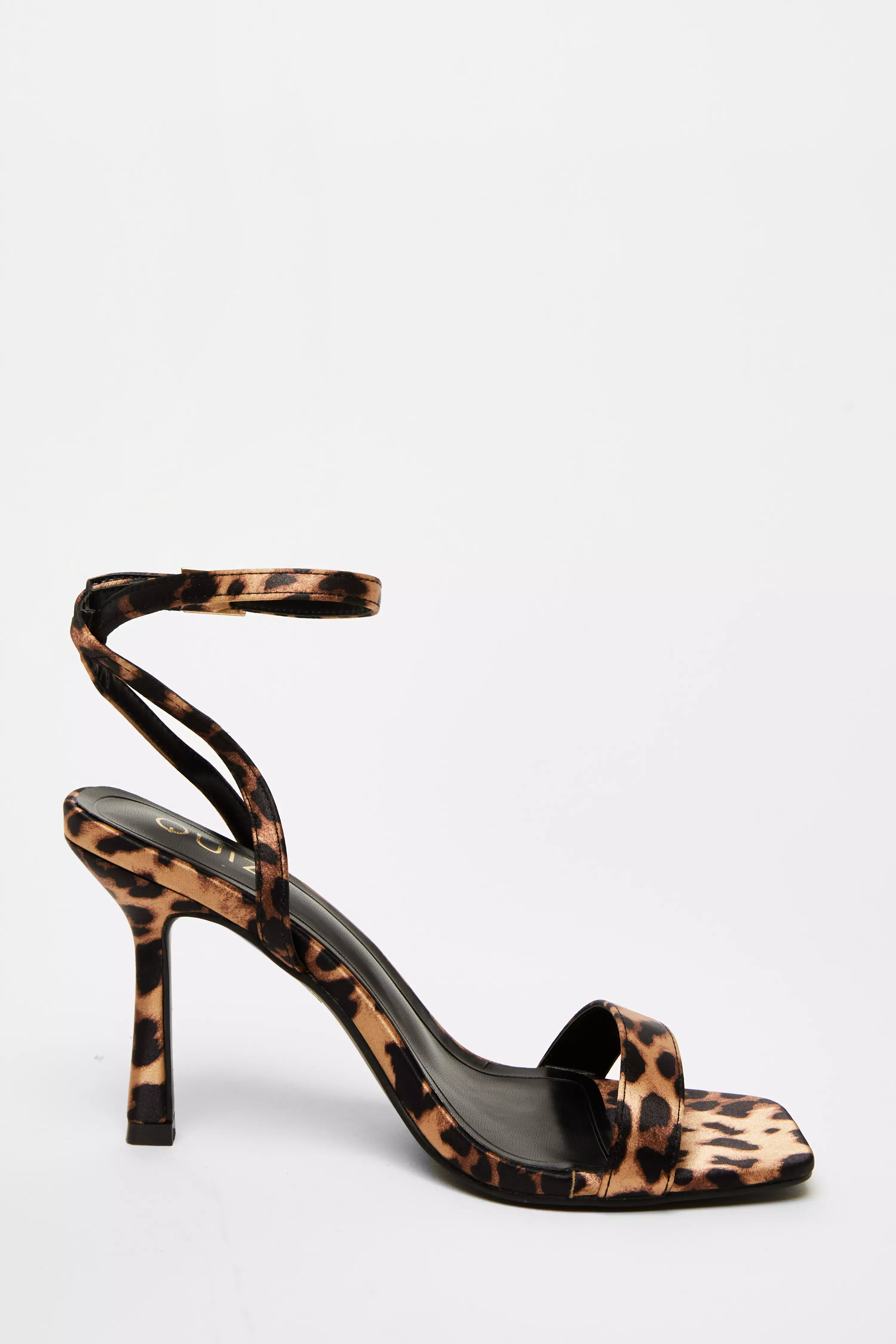 Leopard Print Barely There Heels