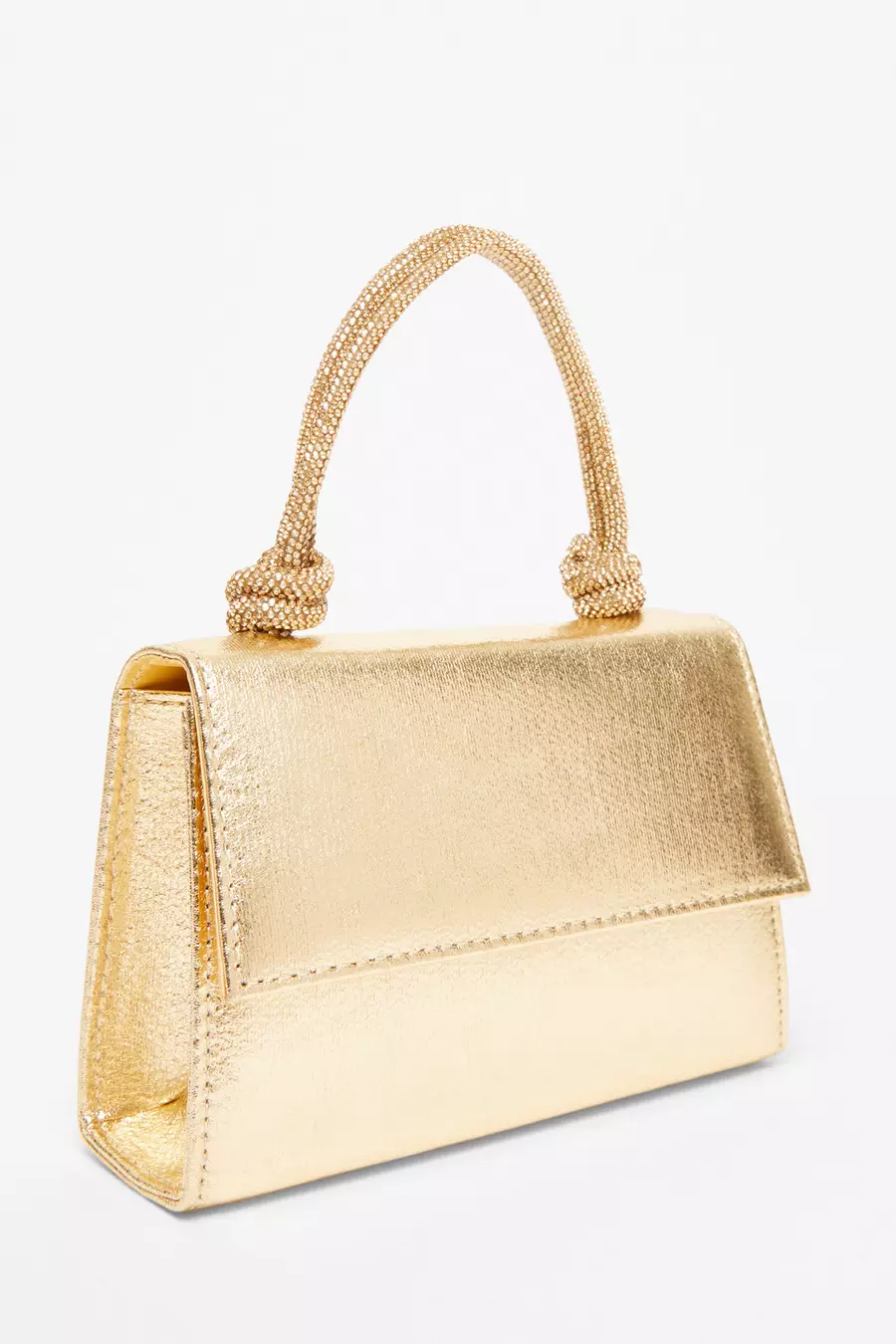 Gold handle bag best sale