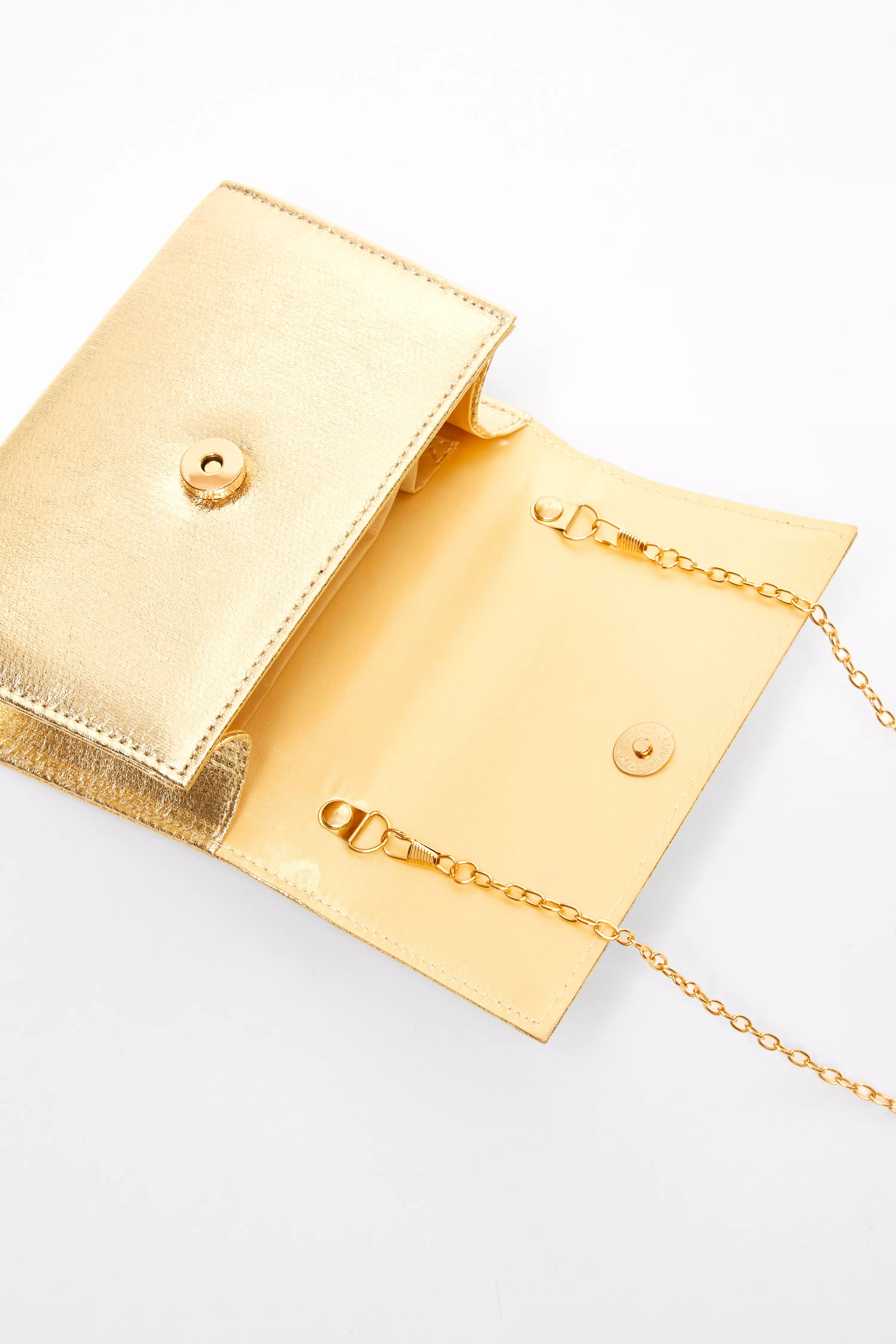 Gold Foil Top Handle Bag