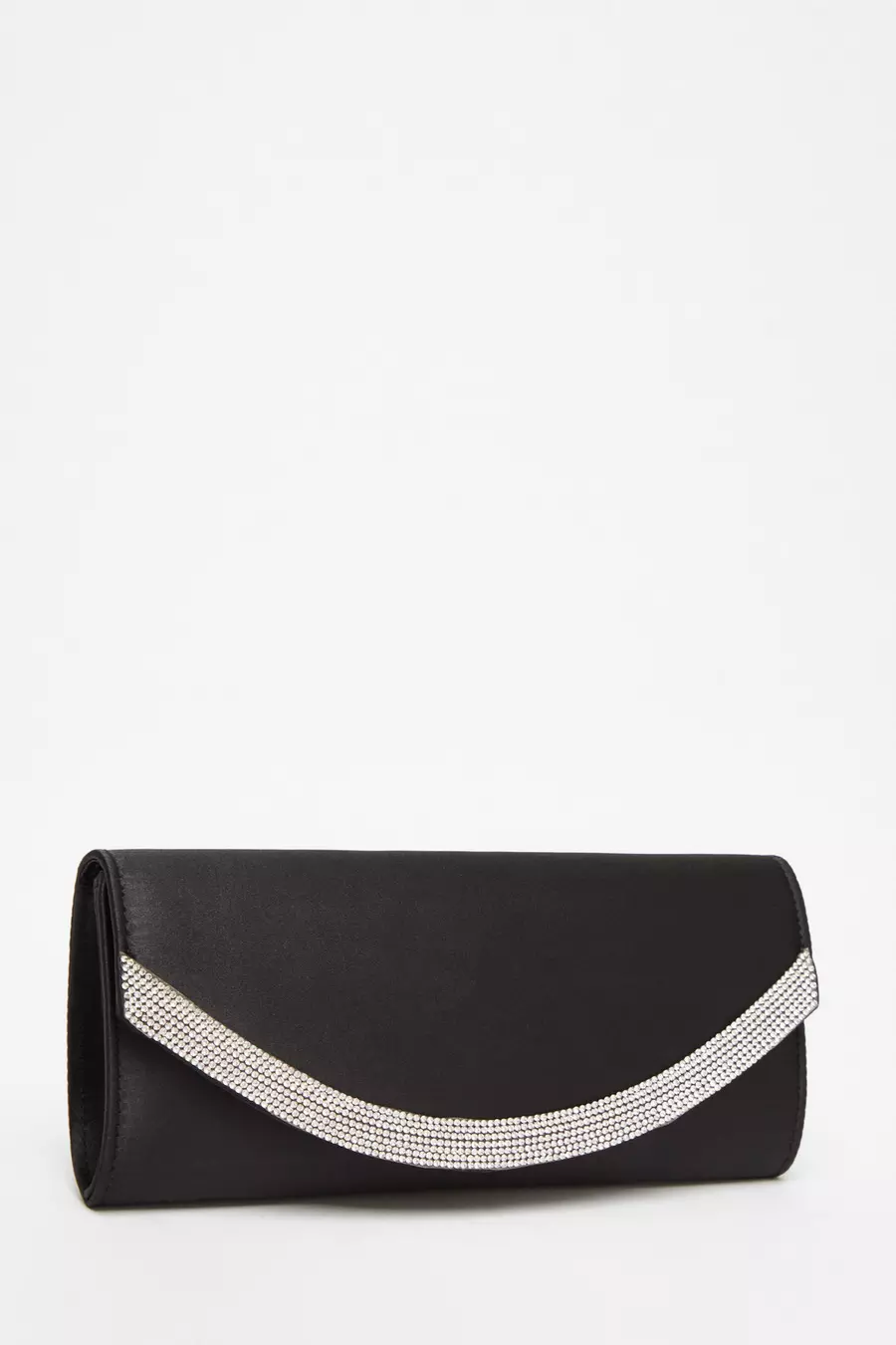 Black embellished clutch bag hotsell