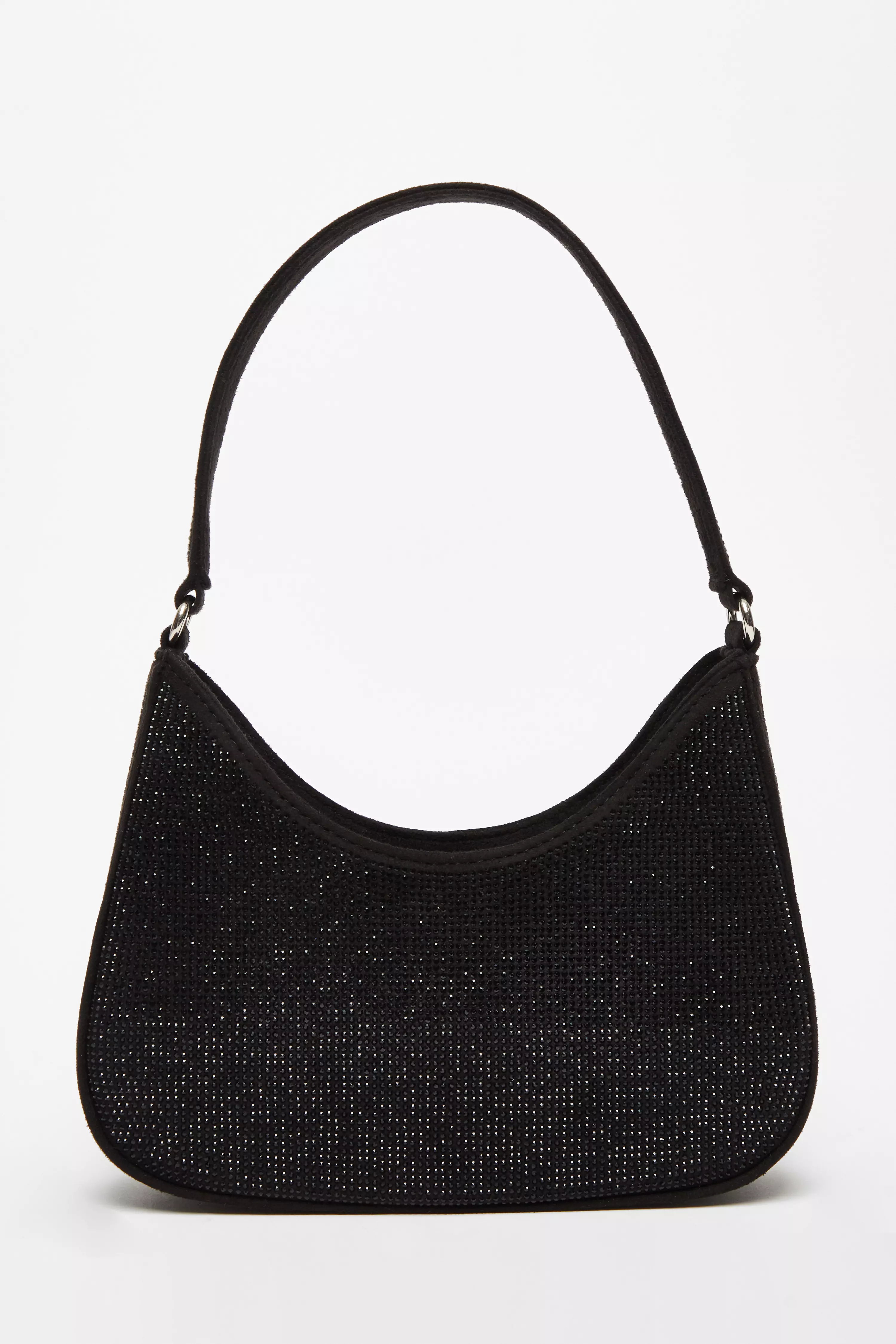 Black Diamante Shoulder Bag