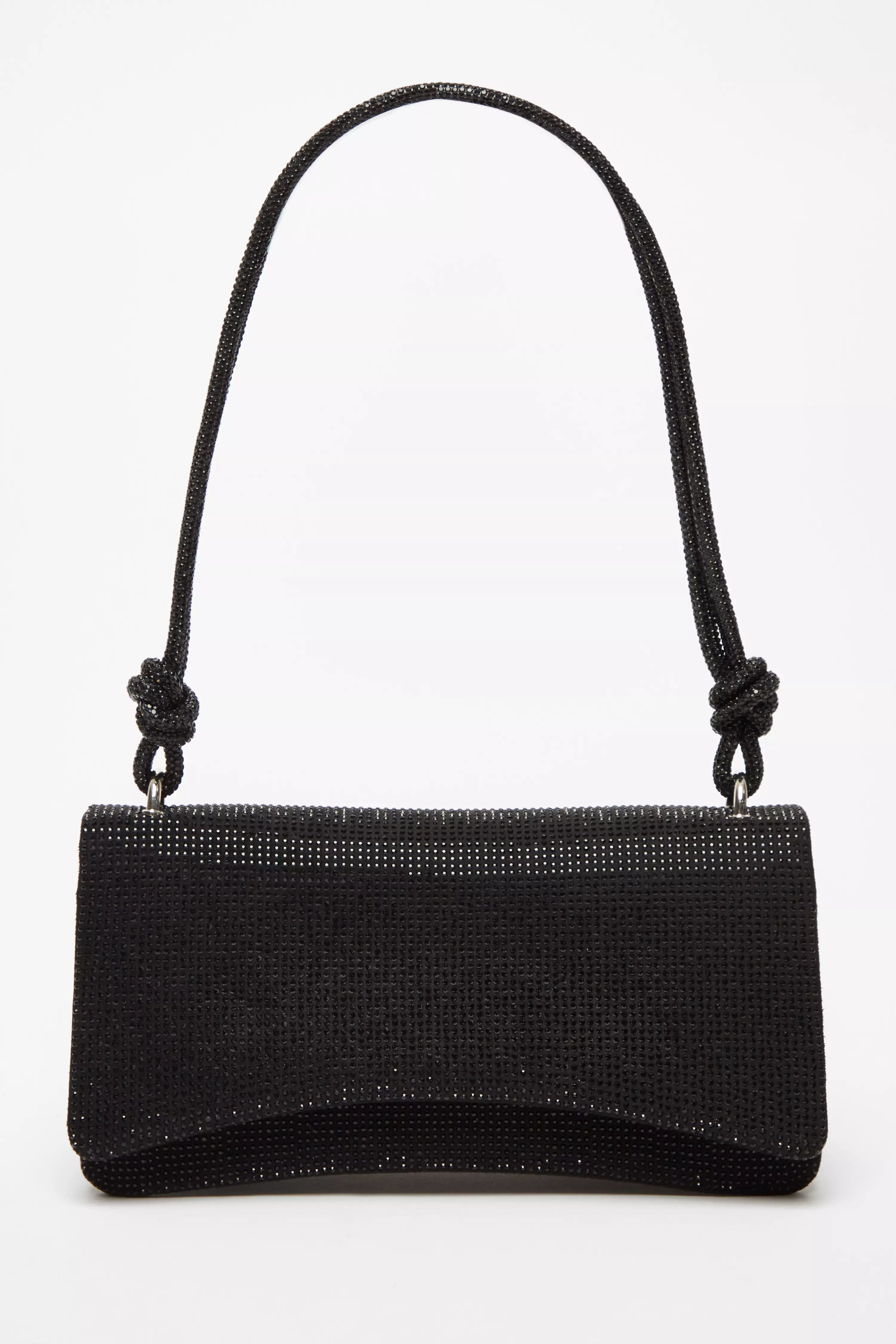 Black Diamante Shoulder Bag