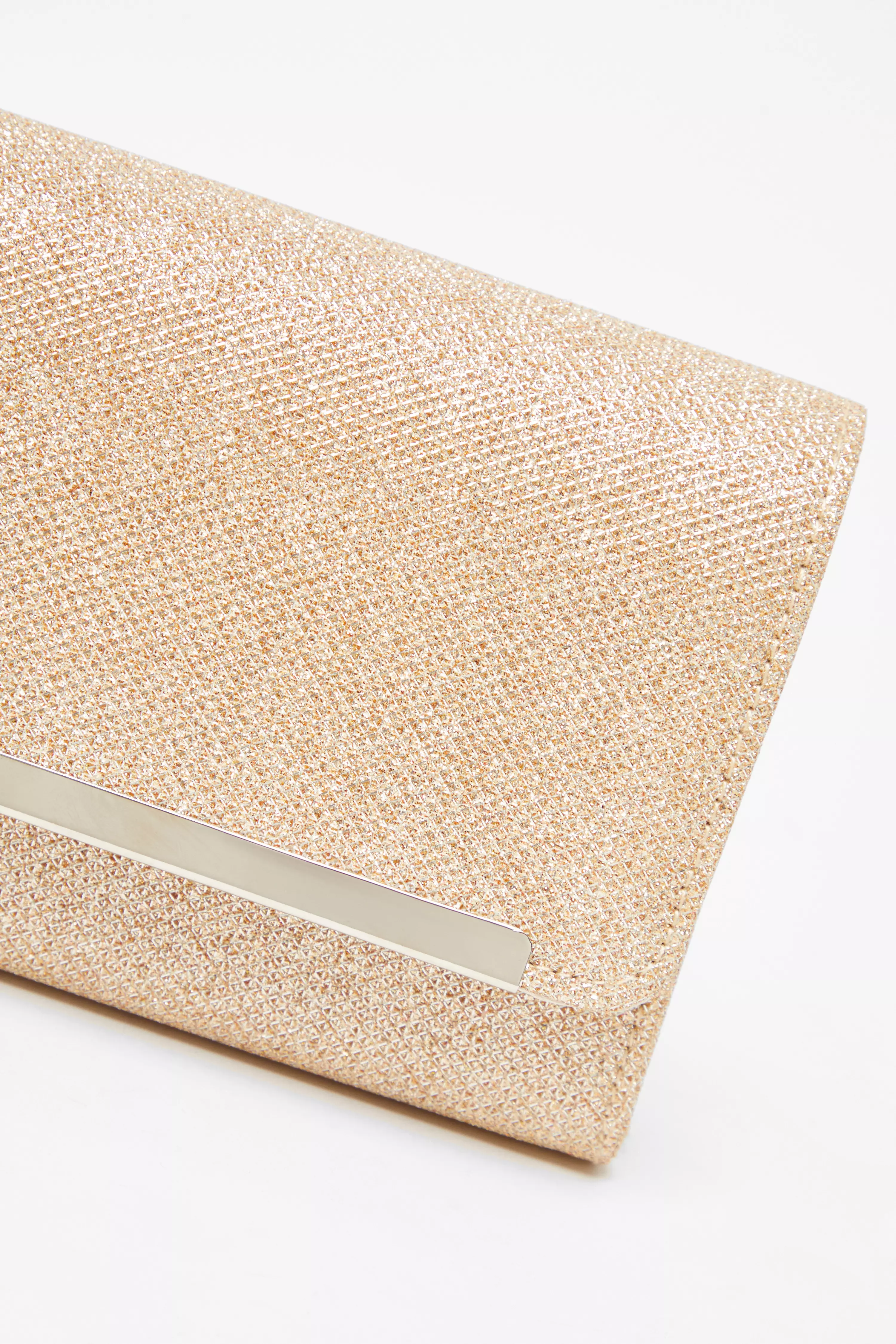 Gold Shimmer Clutch Bag