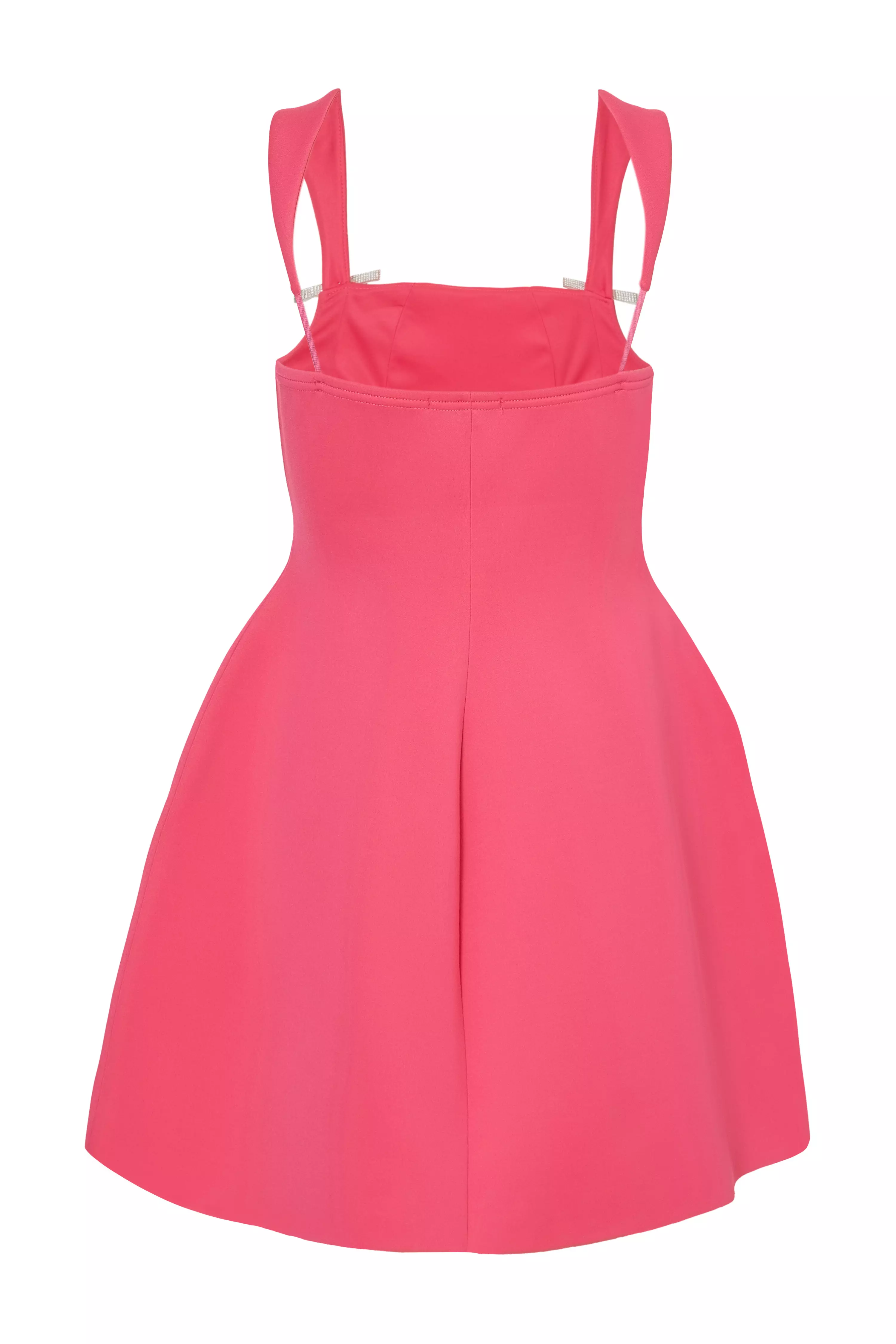 Magenta A-Line Mini Dress
