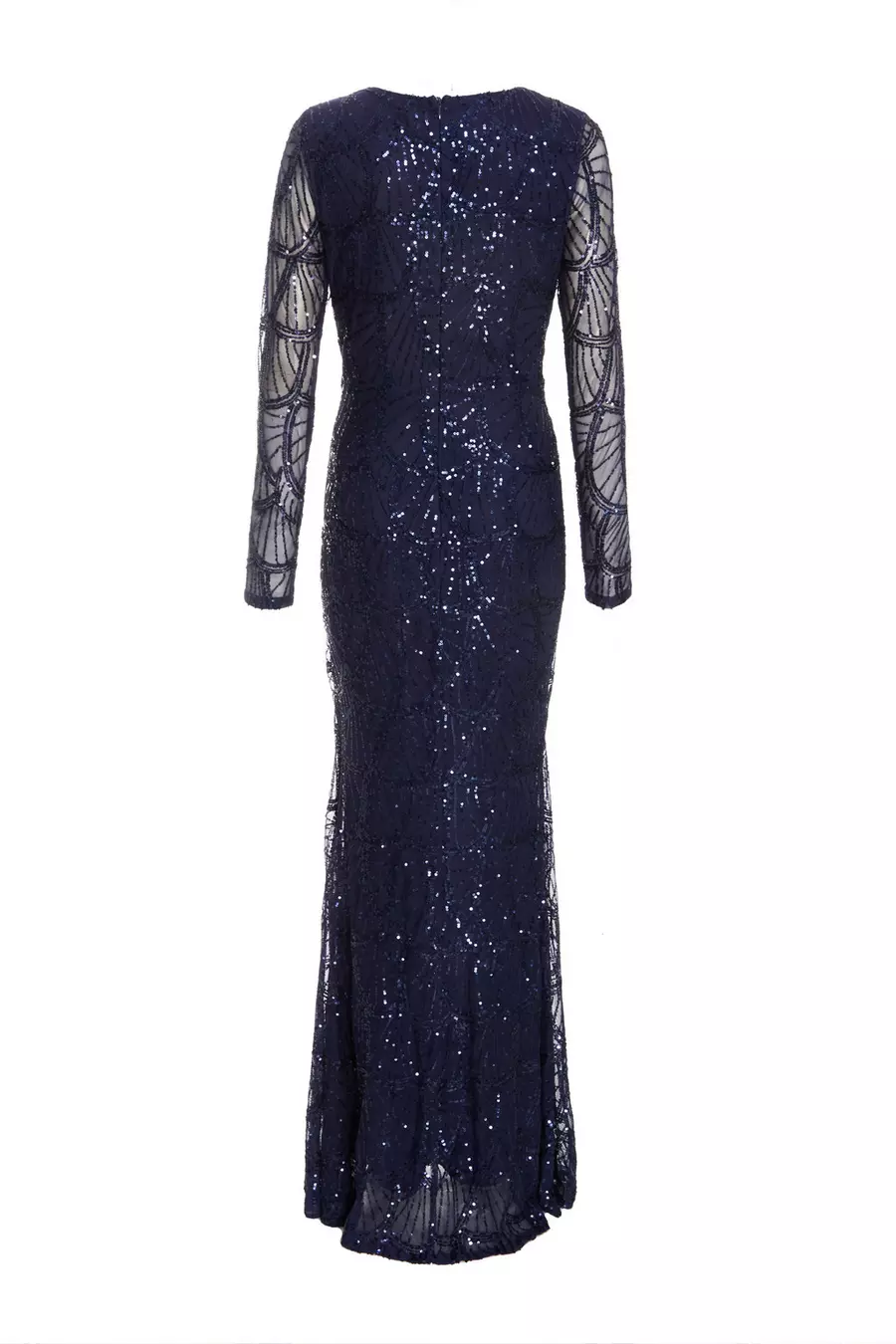 Quiz navy sequin maxi dress best sale