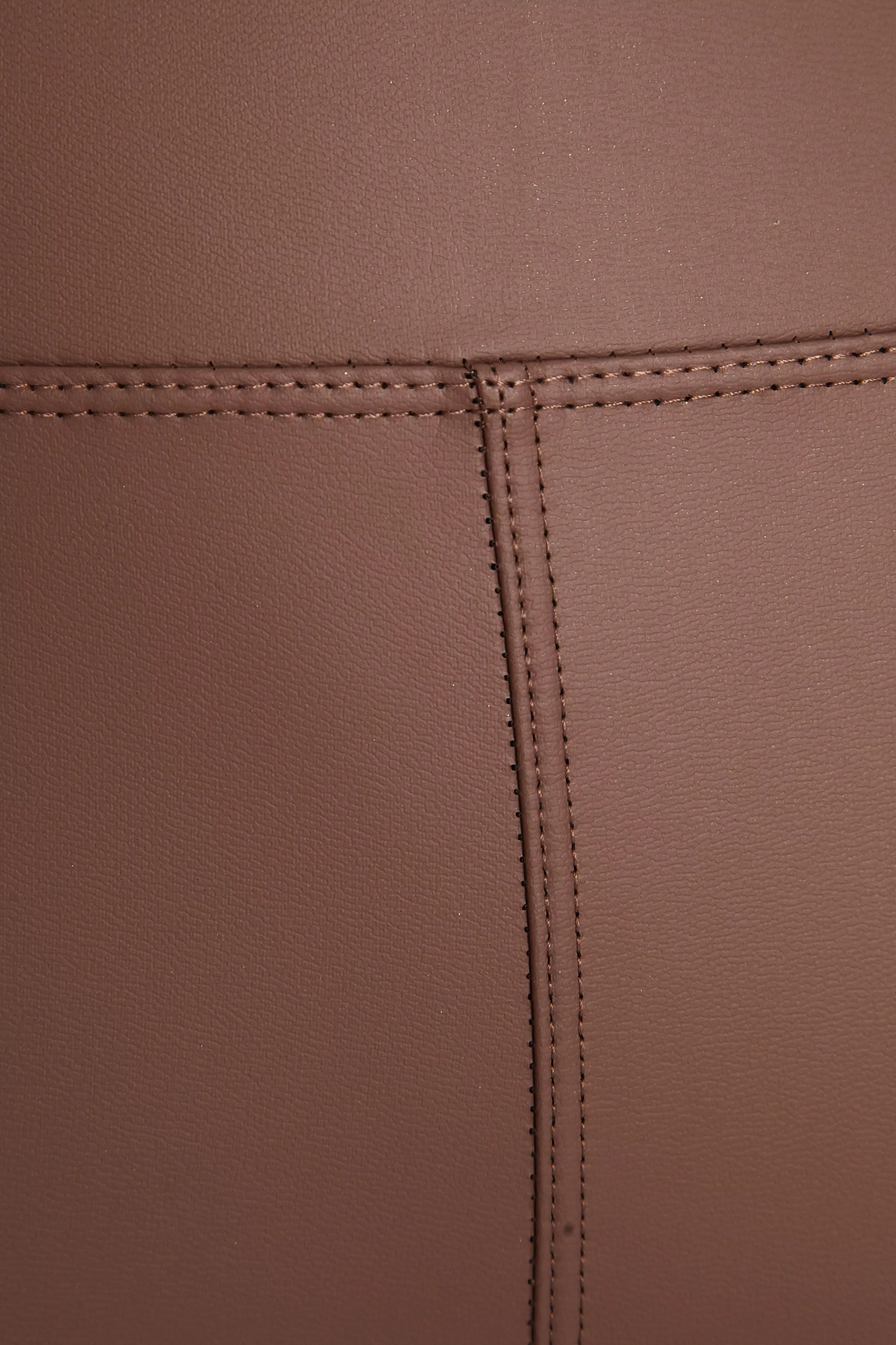 Brown Faux Leather Leggings