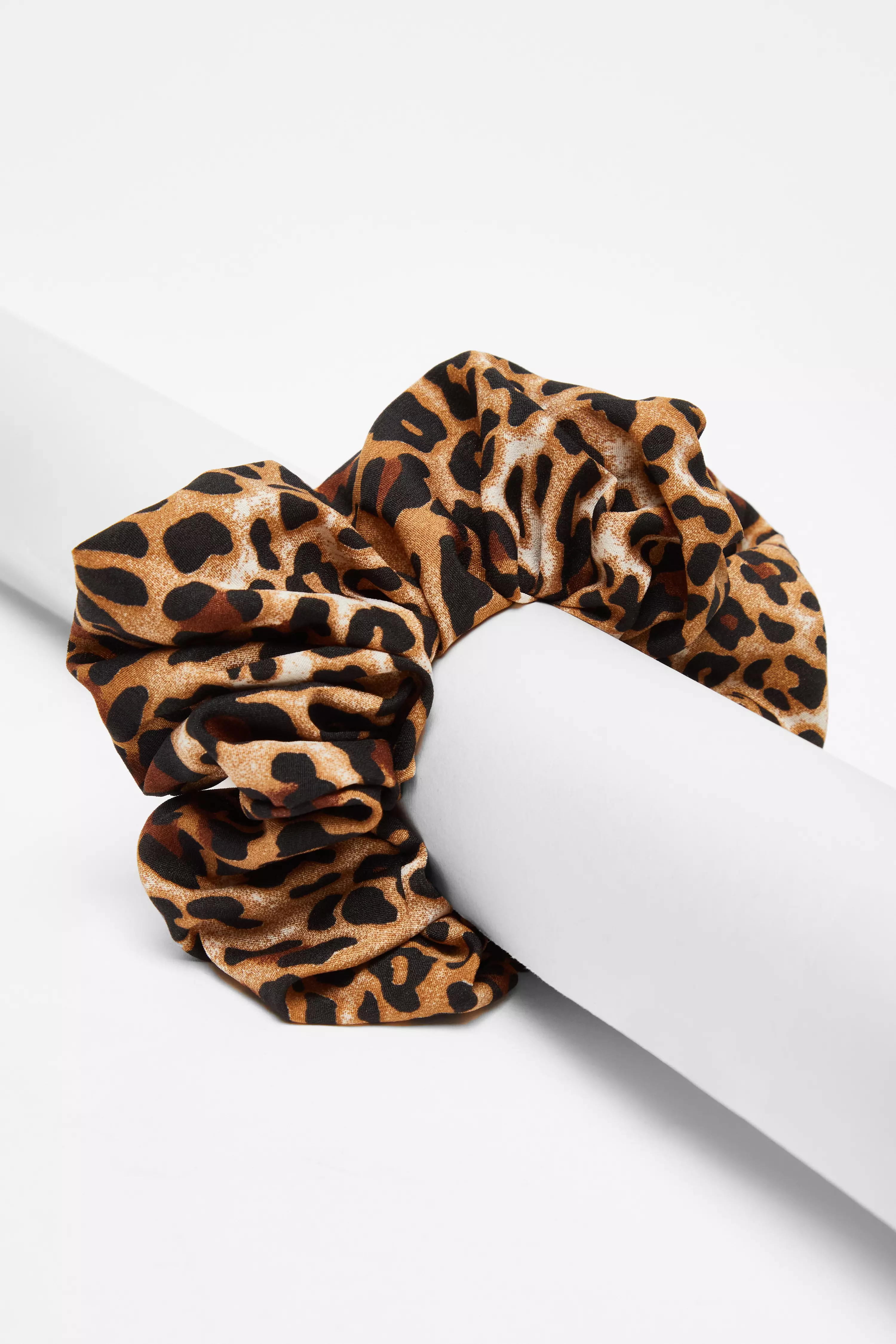 Leopard Print Scrunchie