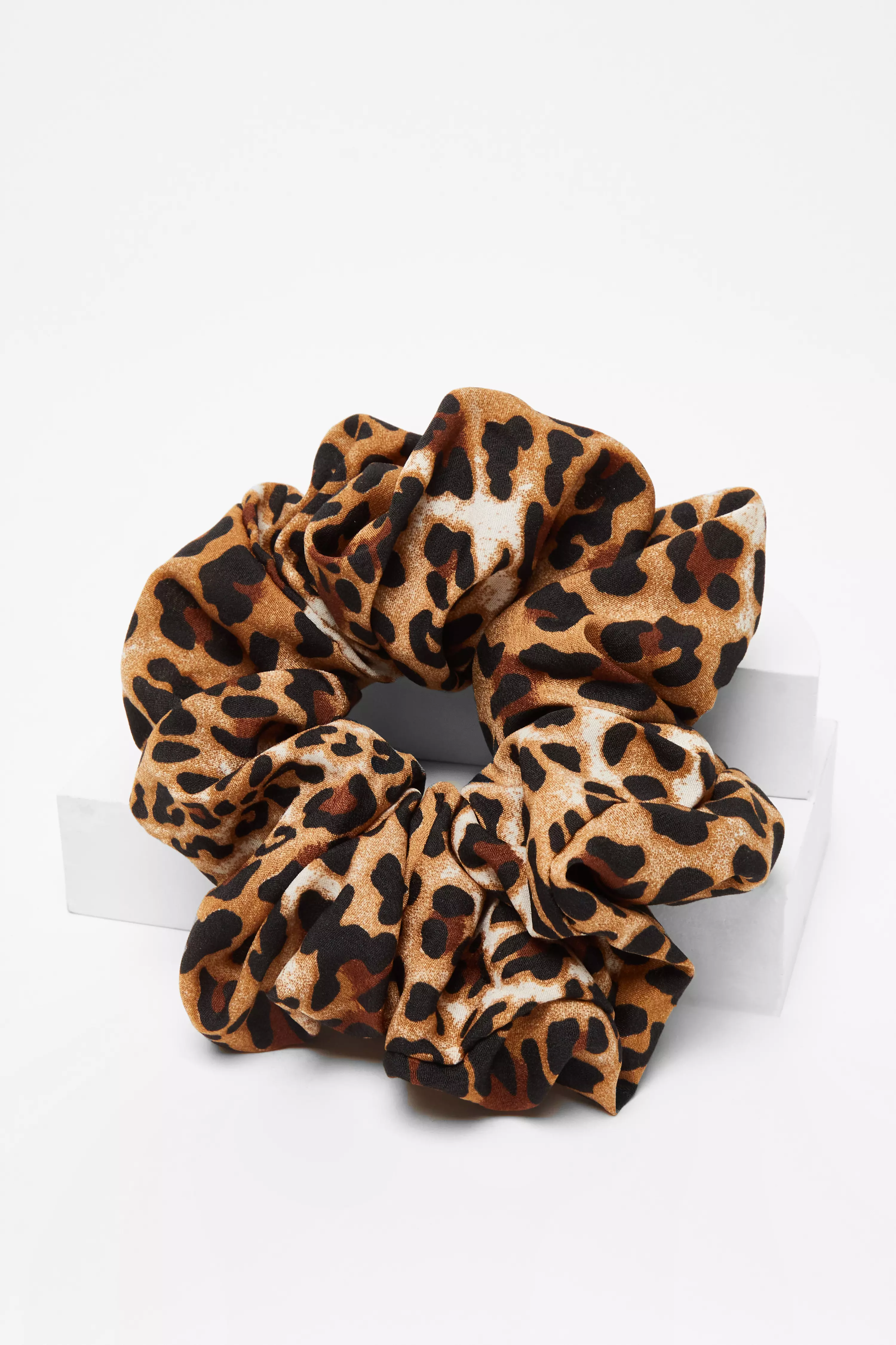 Leopard Print Scrunchie