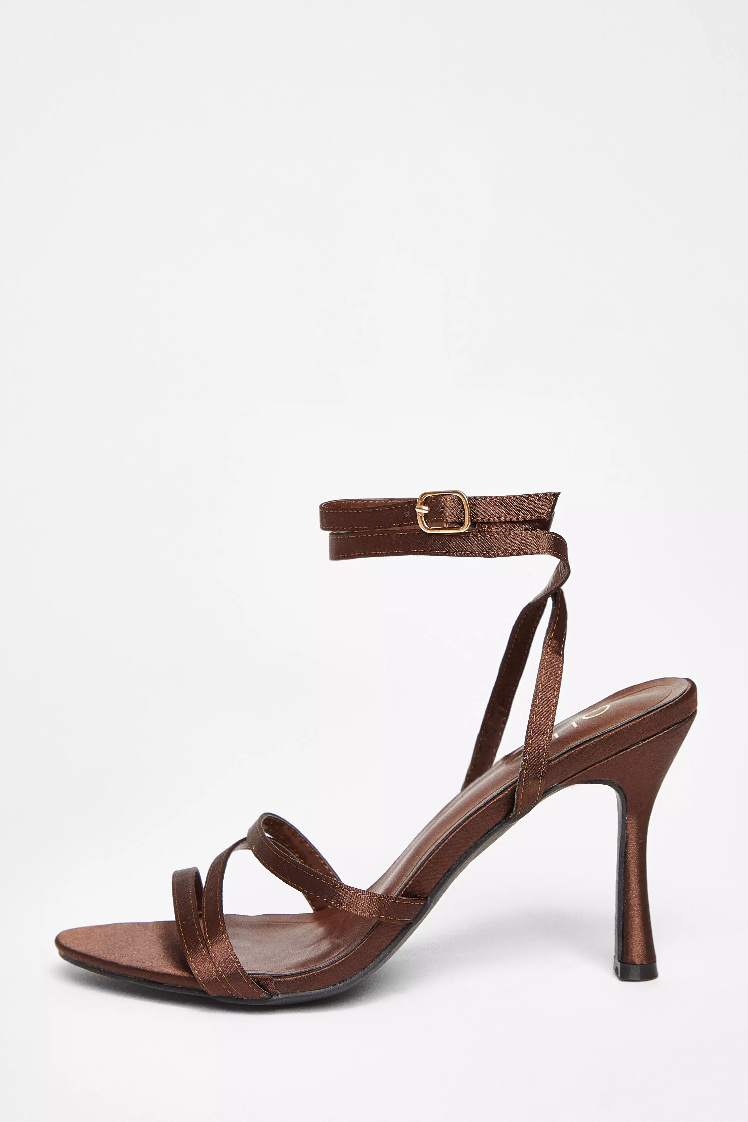 Brown Strappy Heels