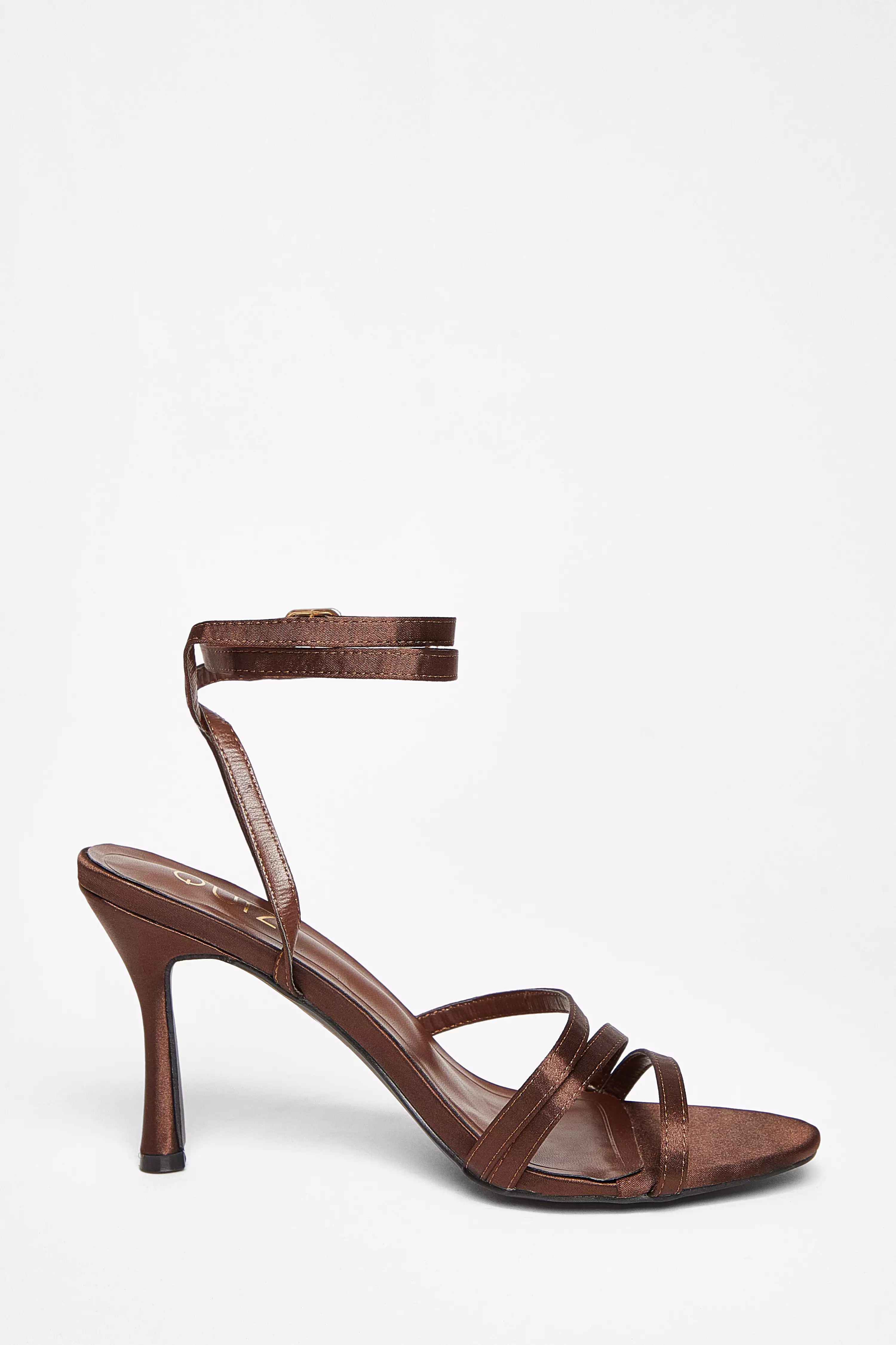 Brown Strappy Heels