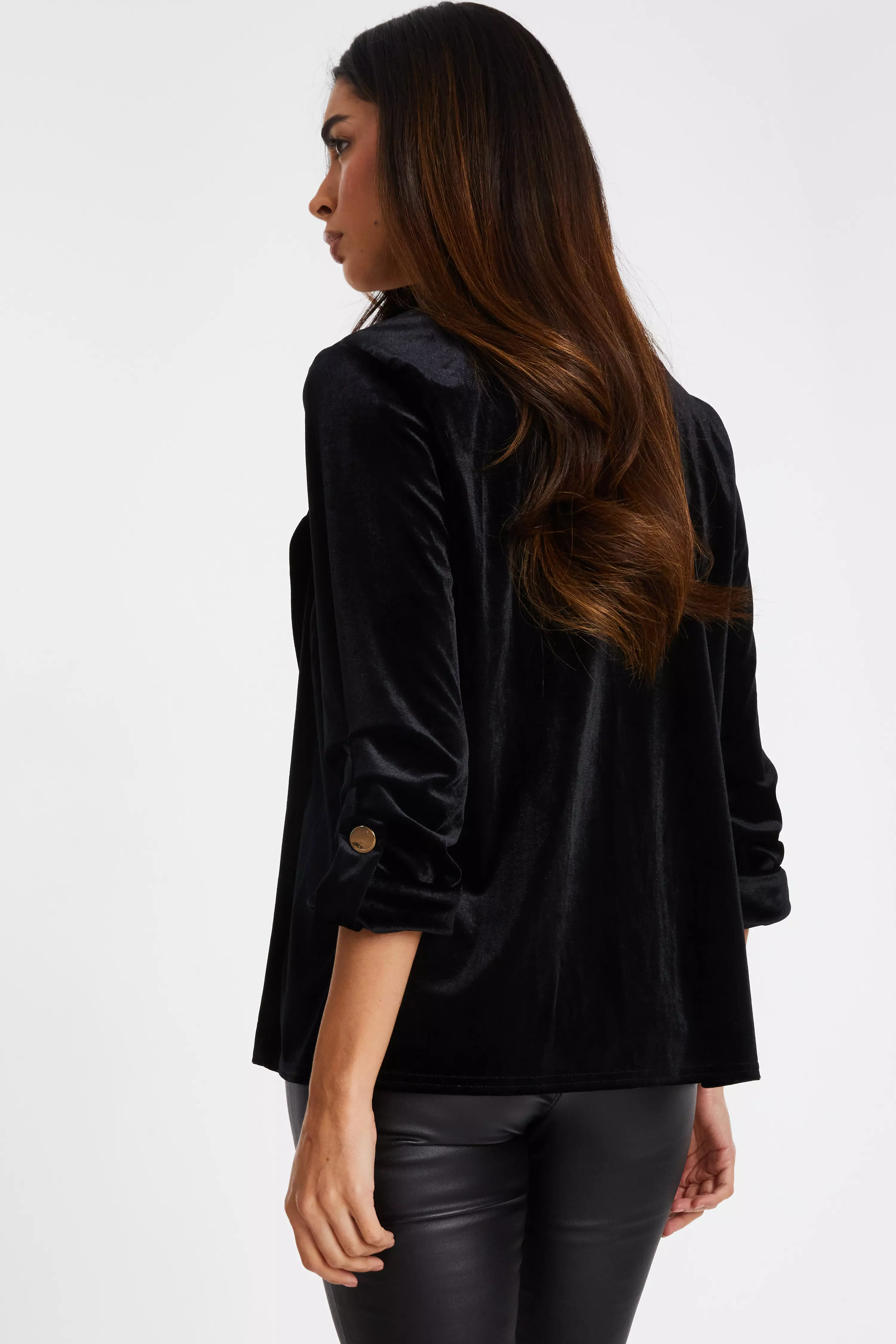 Black Velvet Blazer 