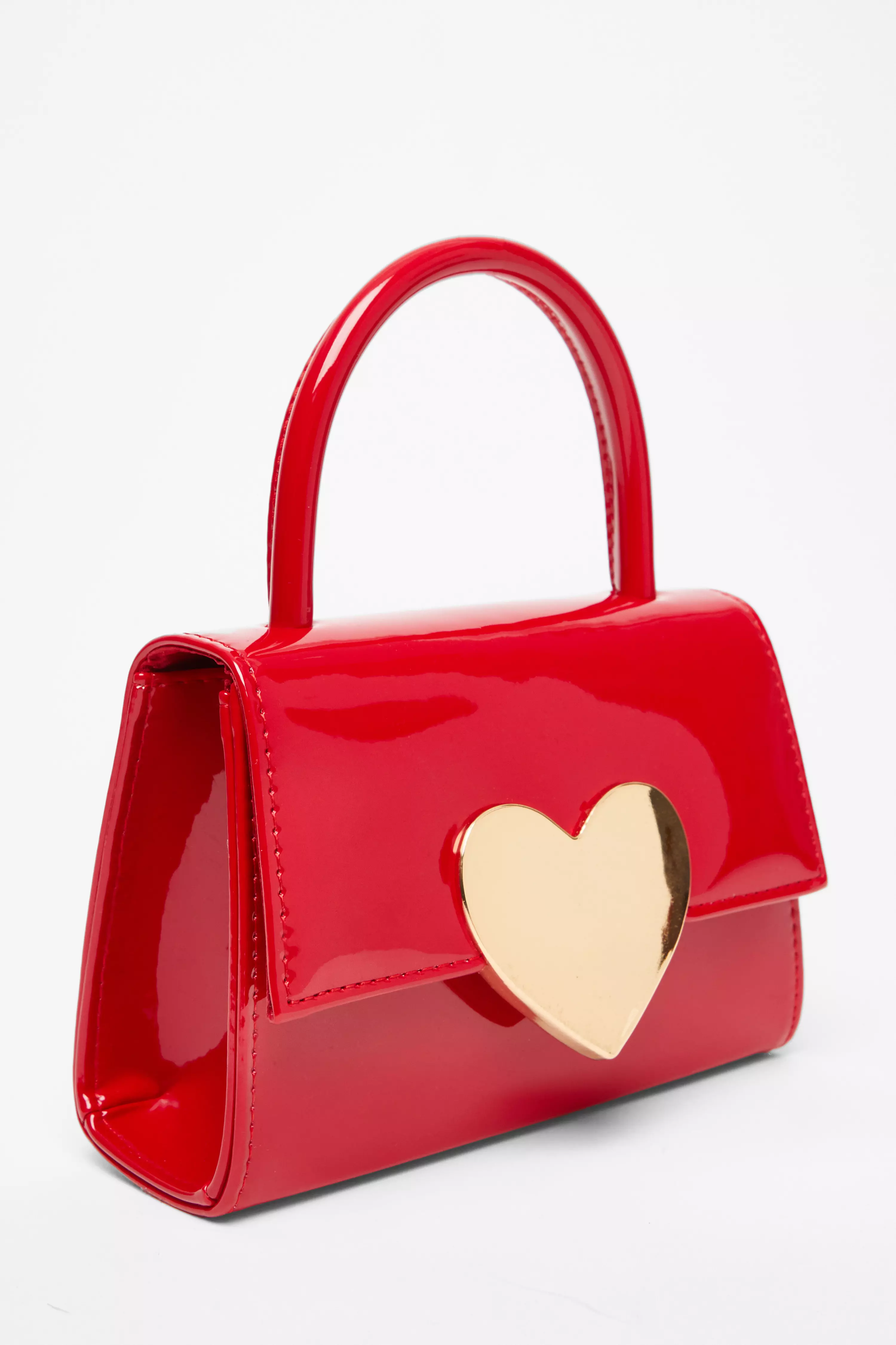 Red Heart Detail Bag