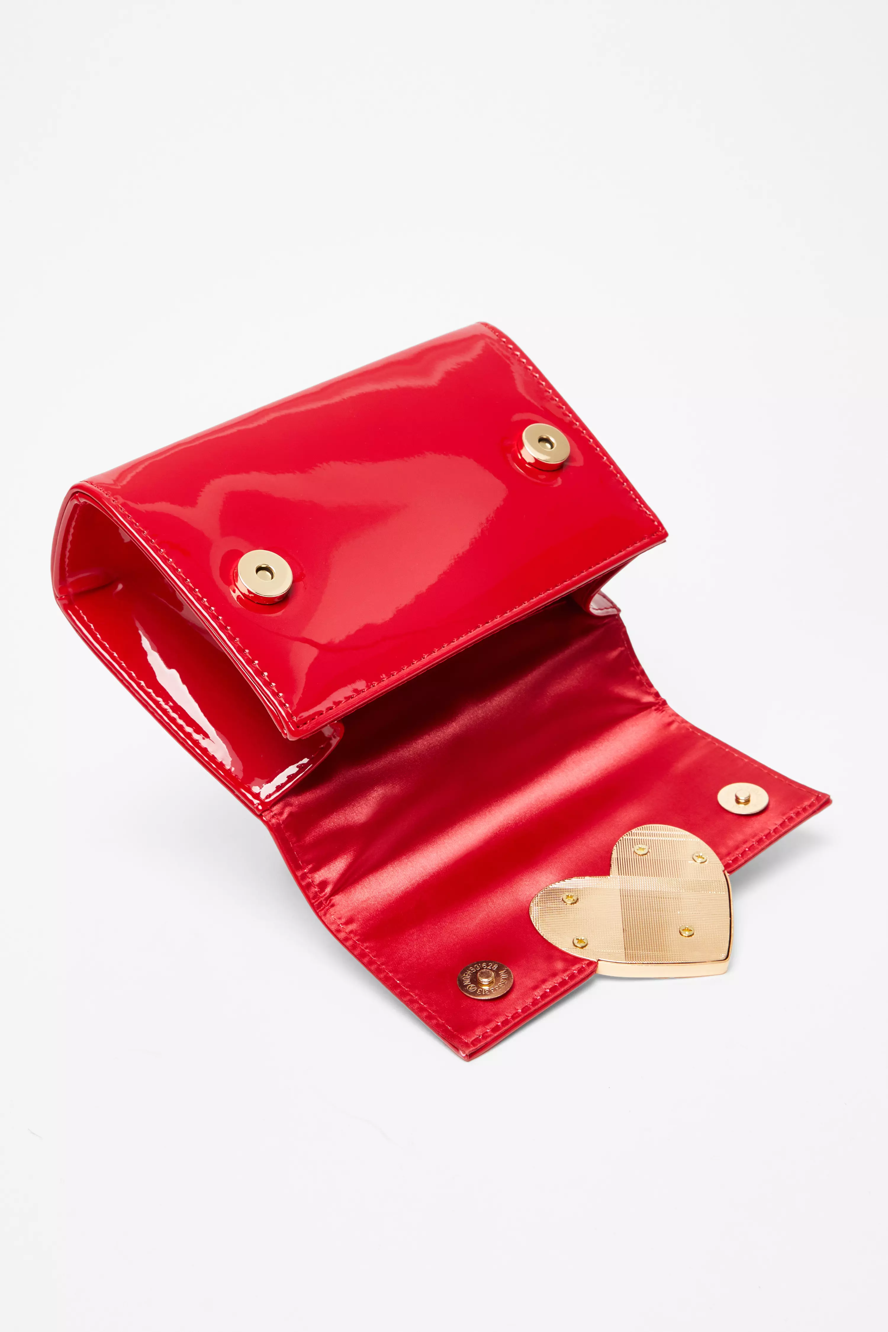 Red Heart Detail Bag