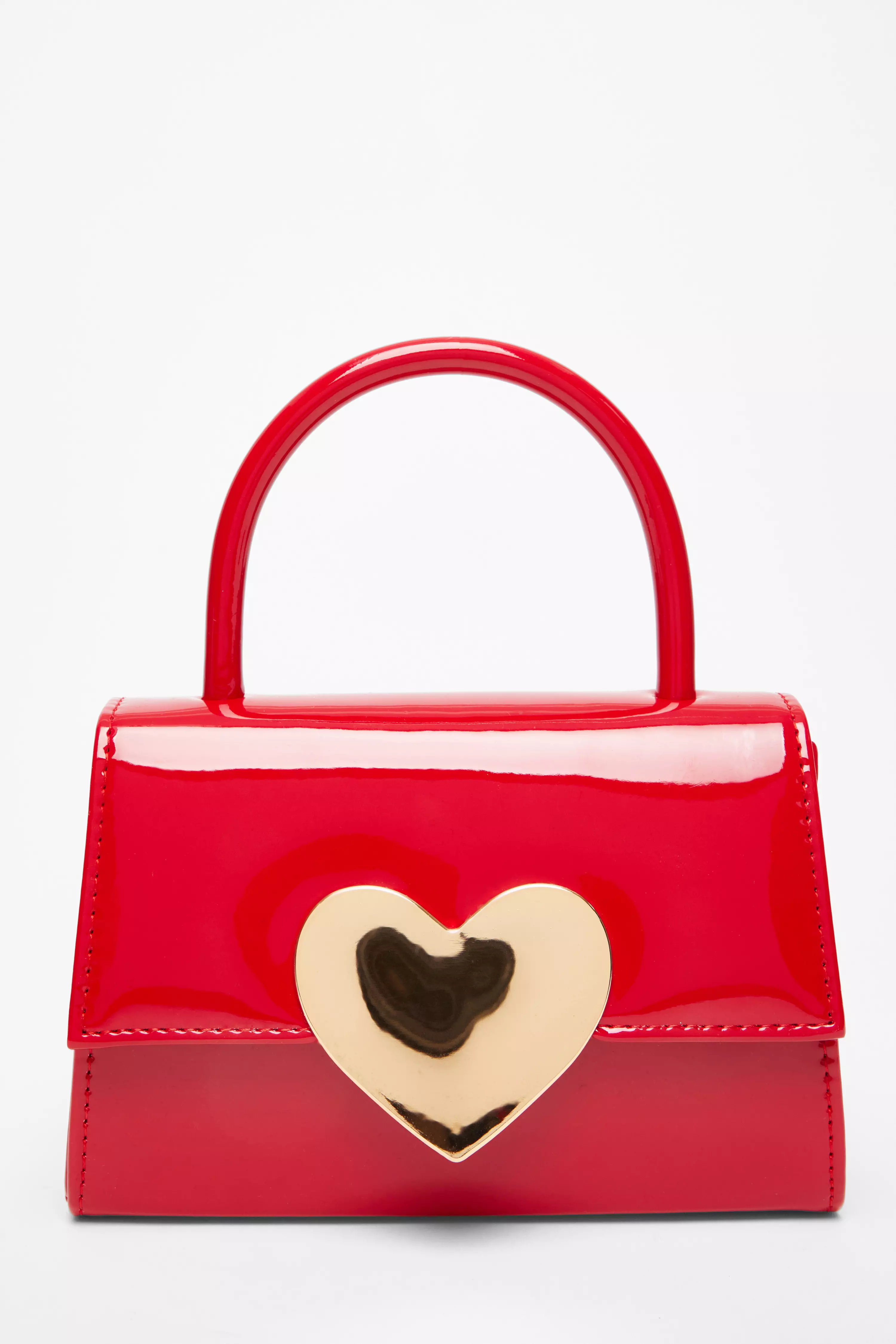 Red Heart Detail Bag