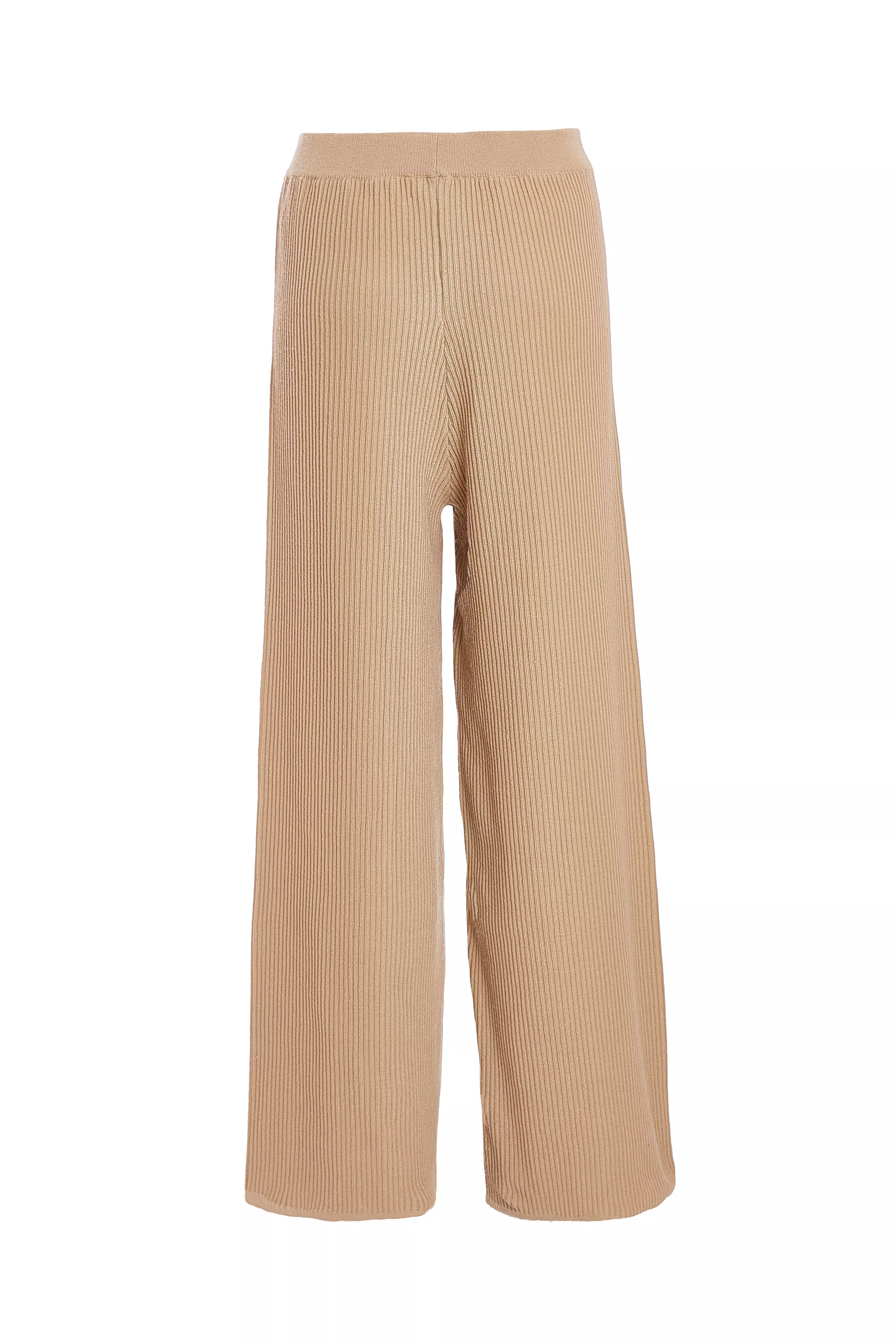 Stone Knit Beaded Trousers