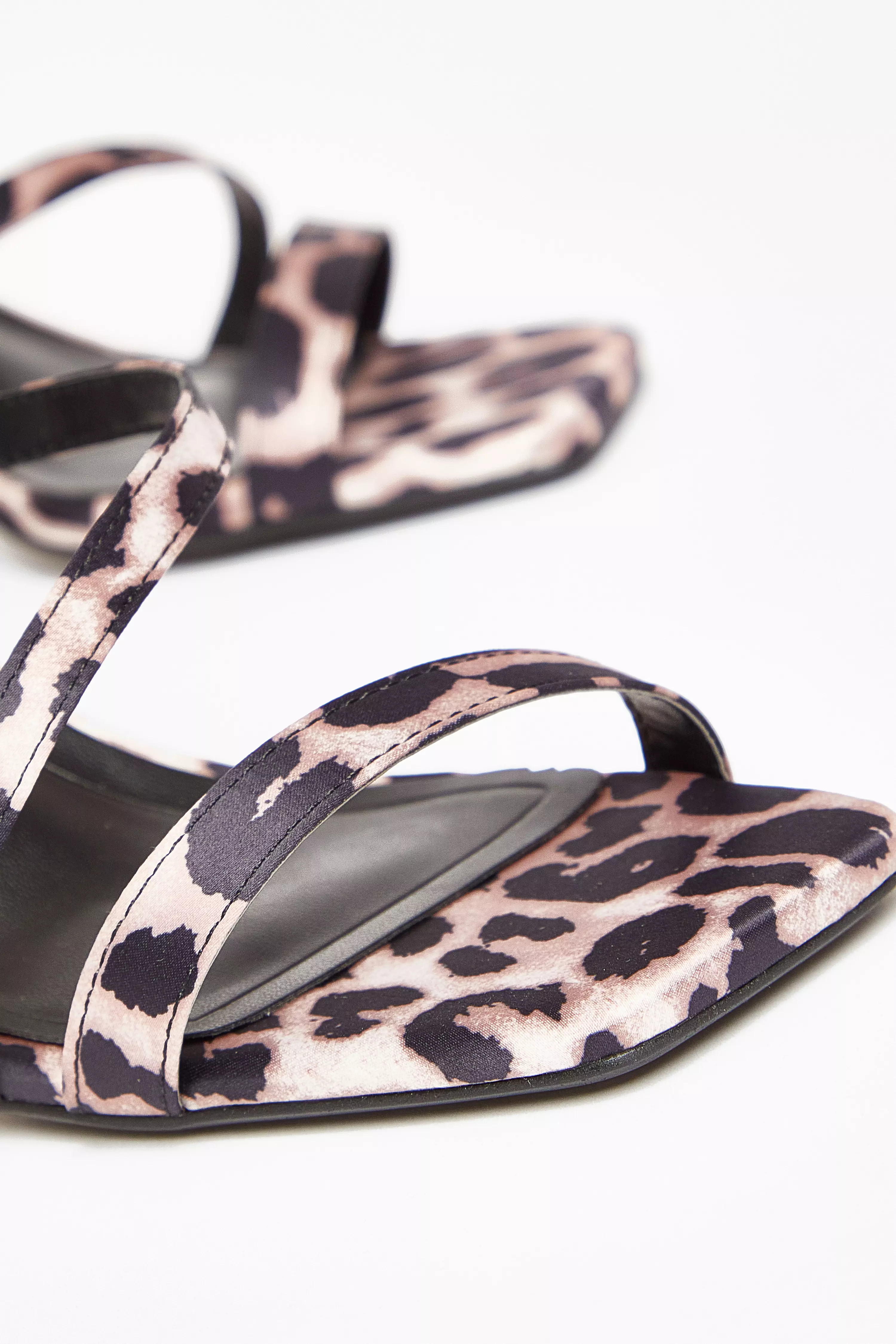 Wide Fit Leopard Print Sandal