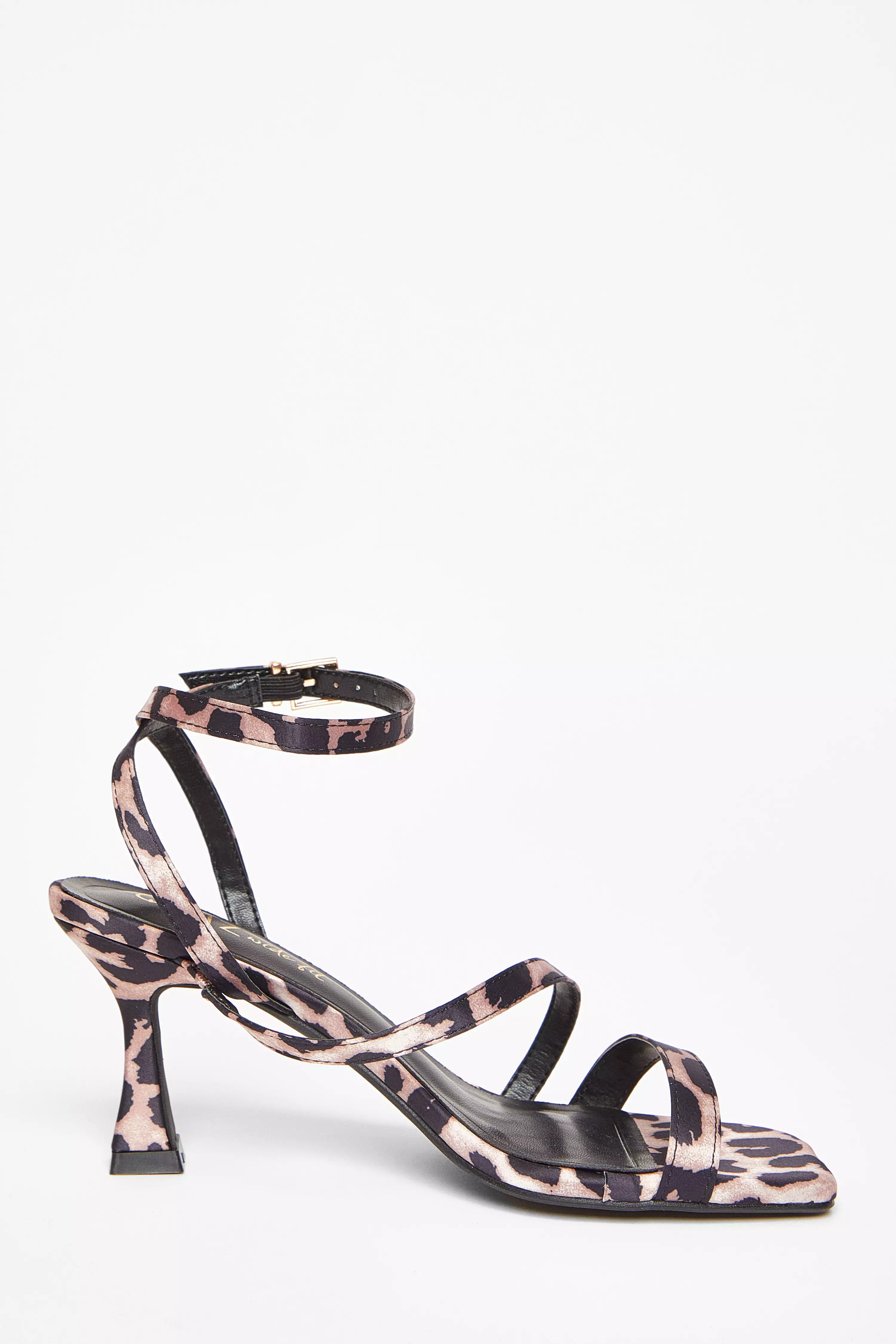 Wide Fit Leopard Print Sandal