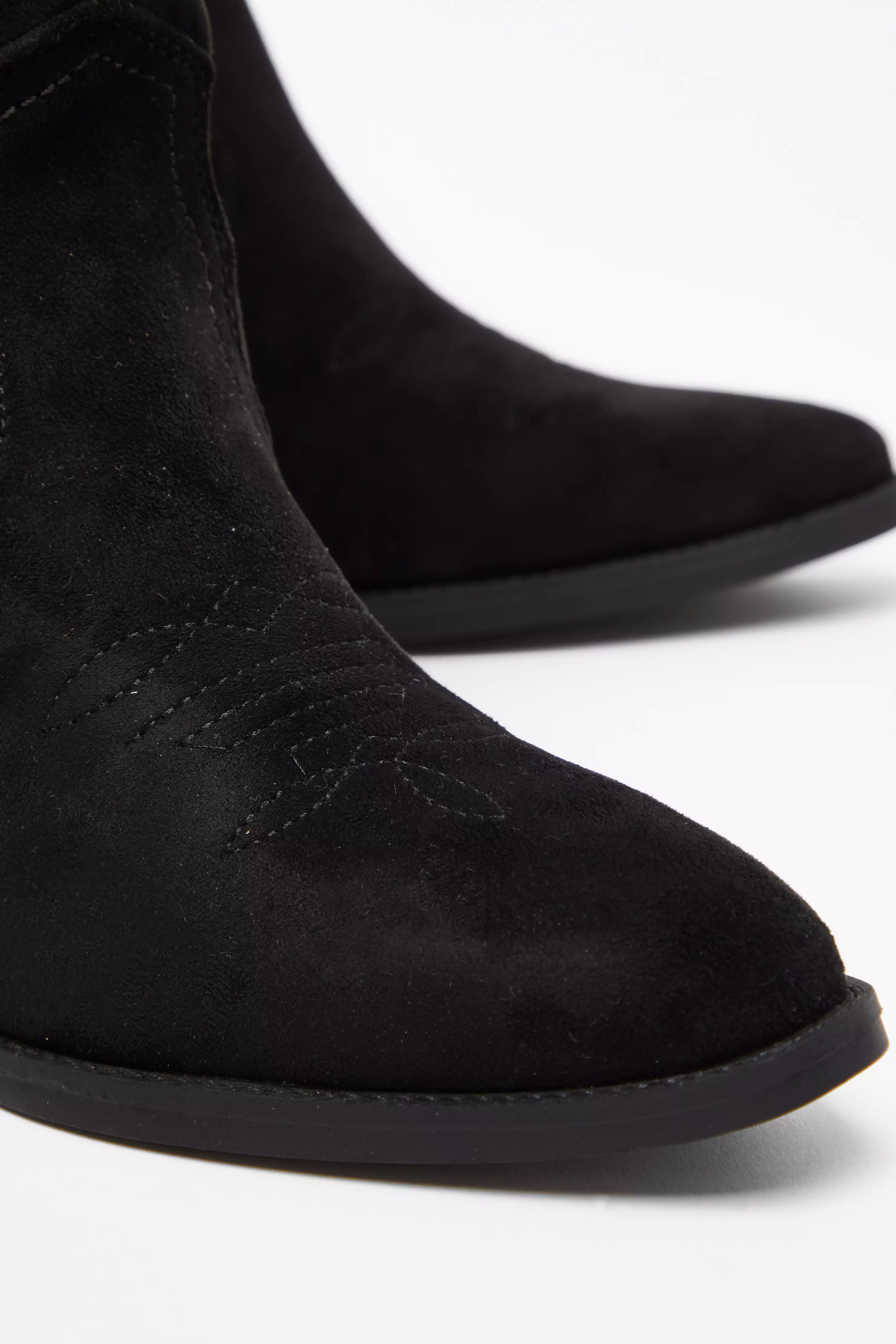 Black Western Ankle Boots