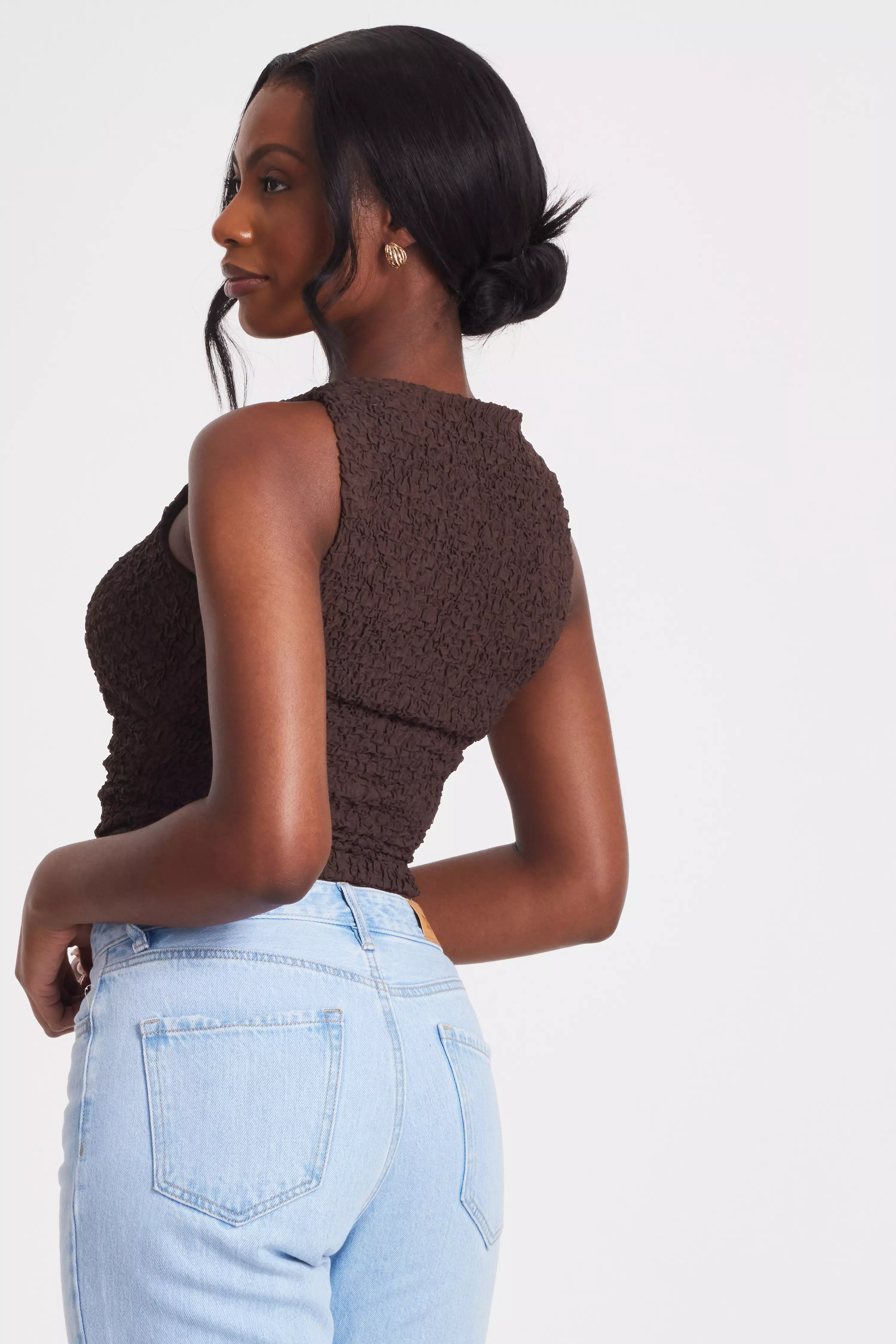 Mocha Textured Mesh Top 