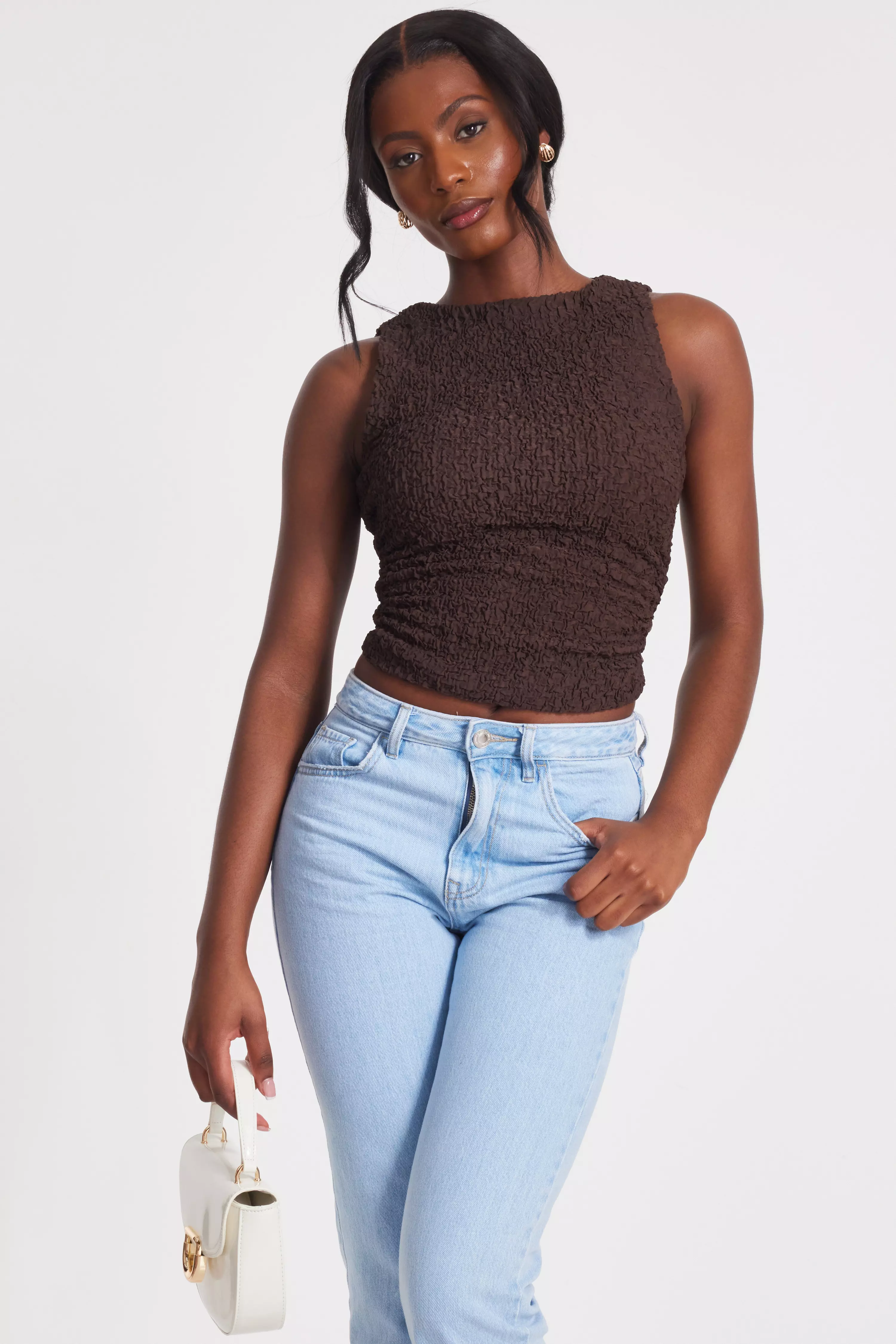 Mocha Textured Mesh Top 