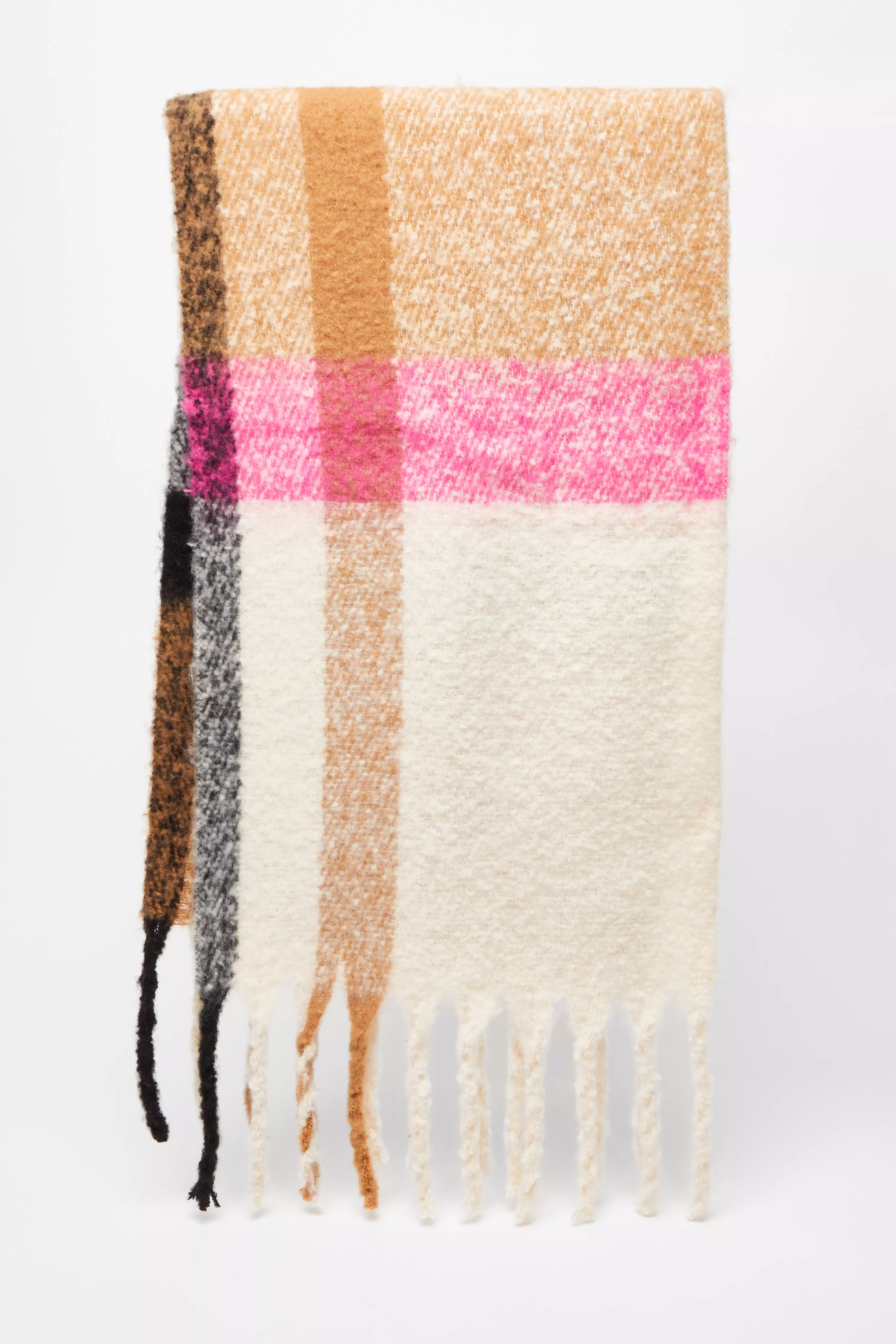 Multi Chunky Tassel Scarf