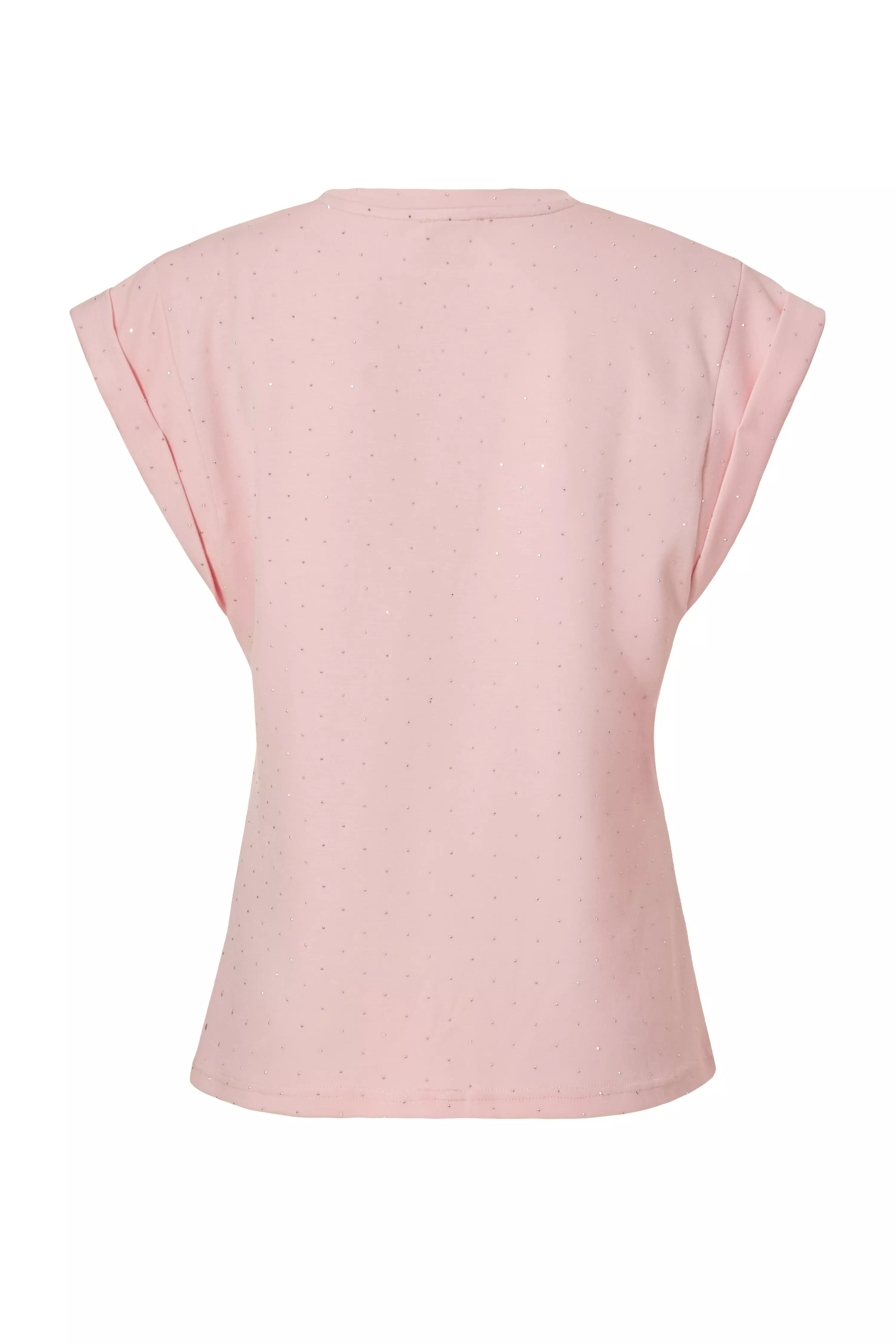 Pink Stud Detail Top