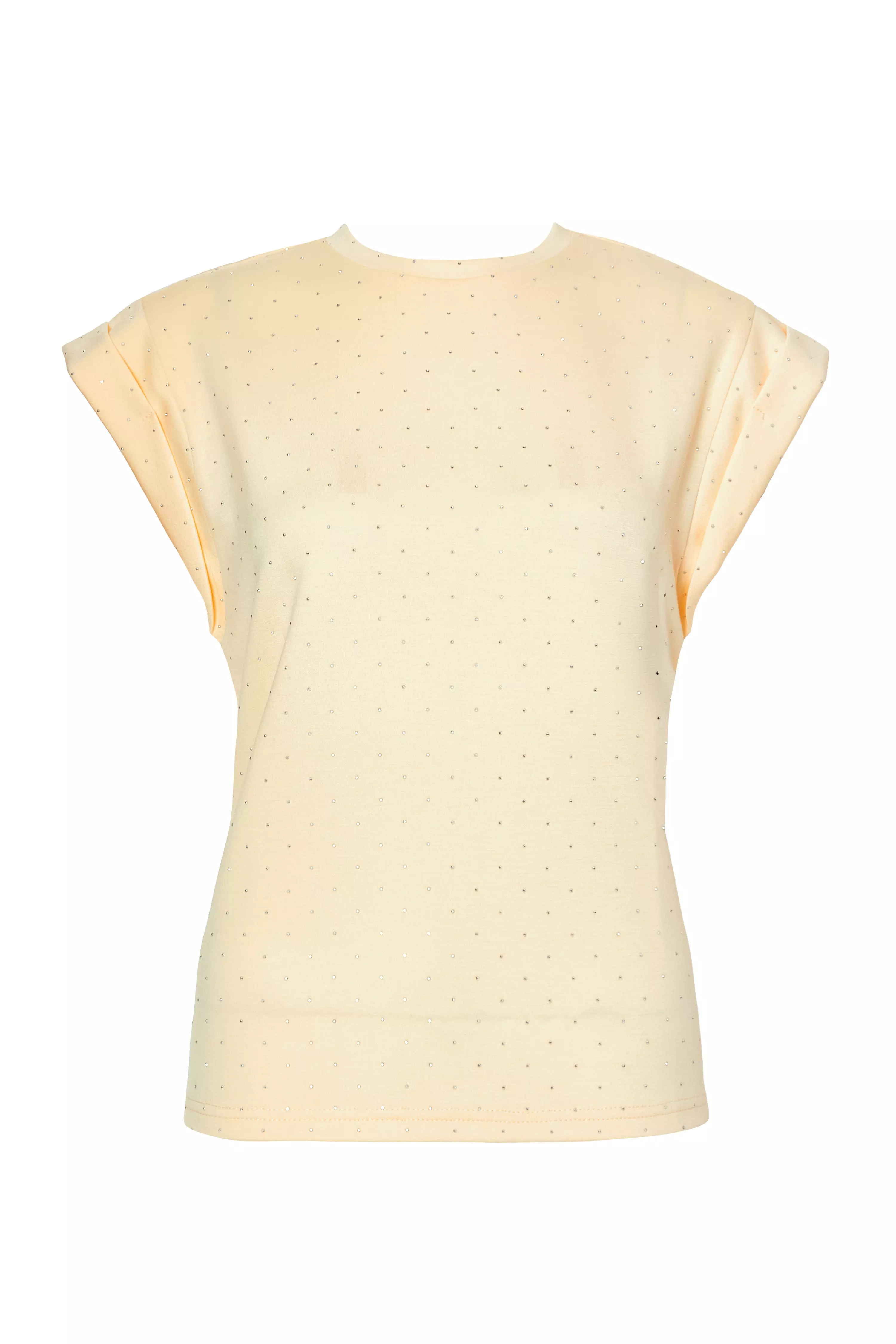 Yellow Stud Detail Top 