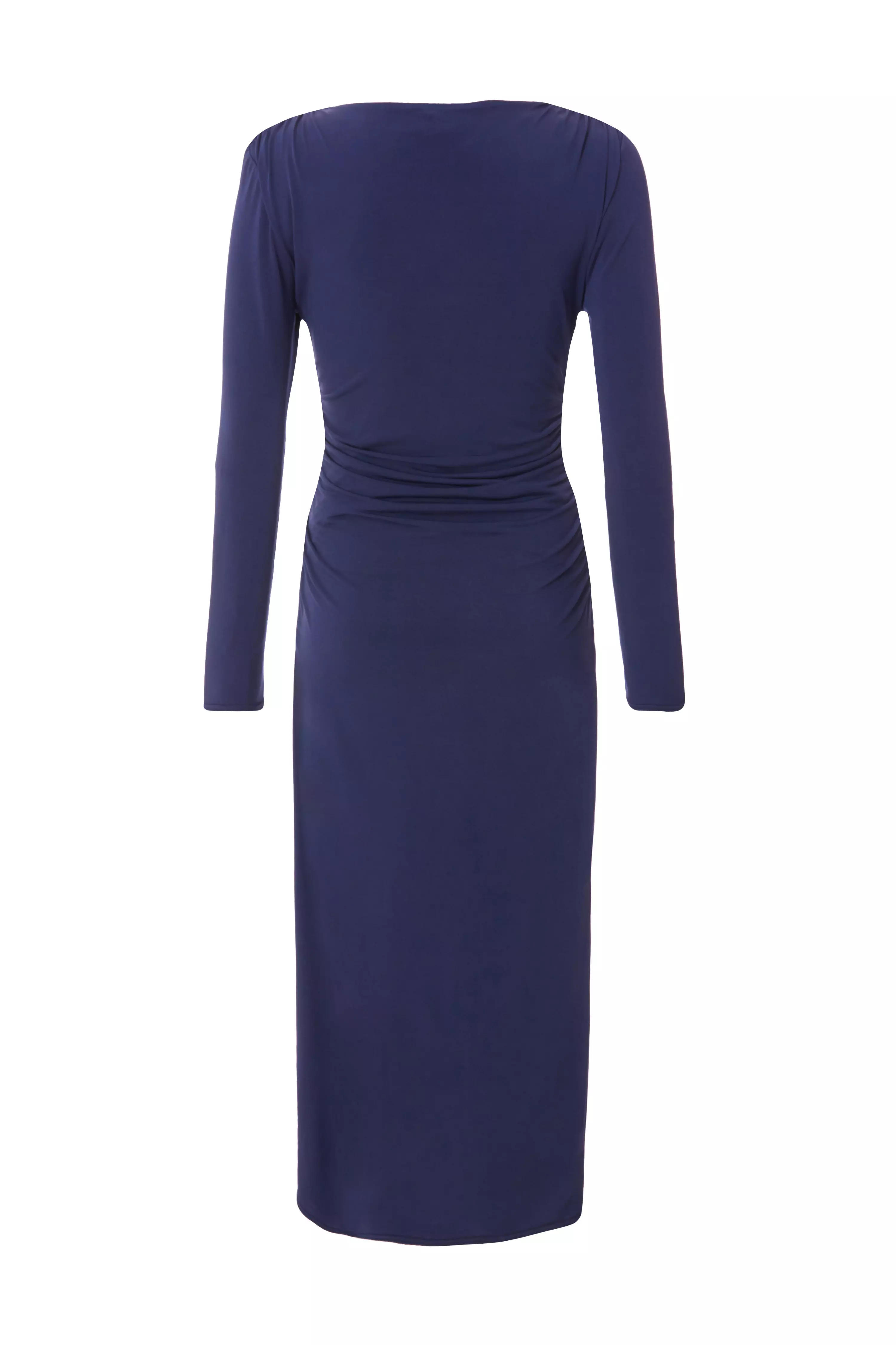 Indigo Ruched Midaxi Dress