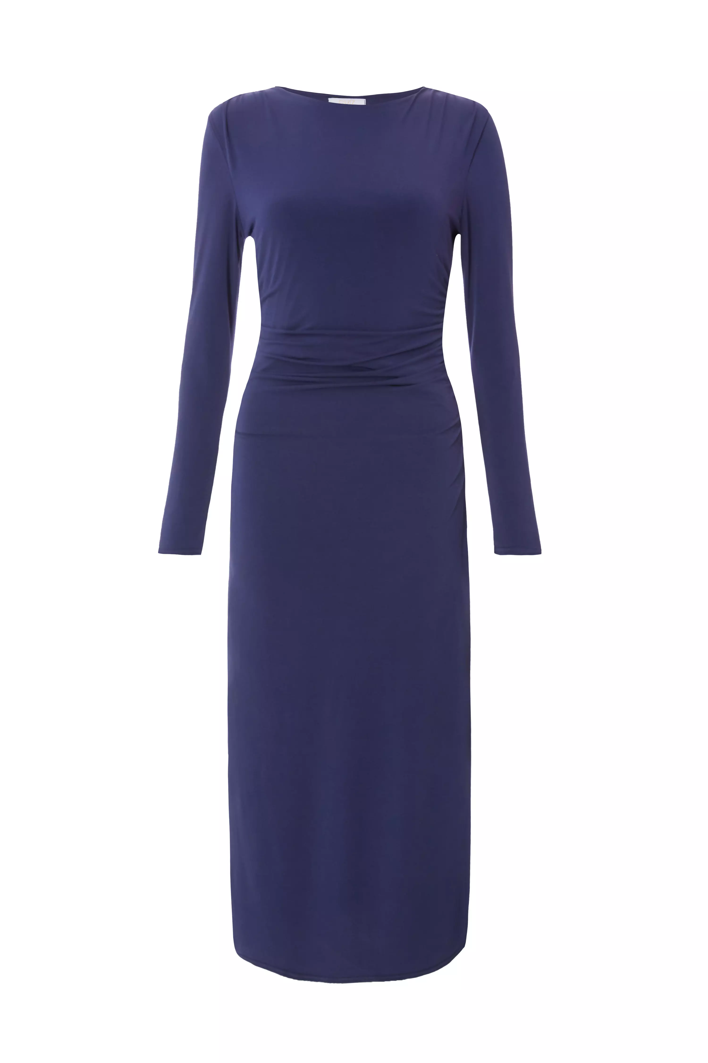 Indigo Ruched Midaxi Dress