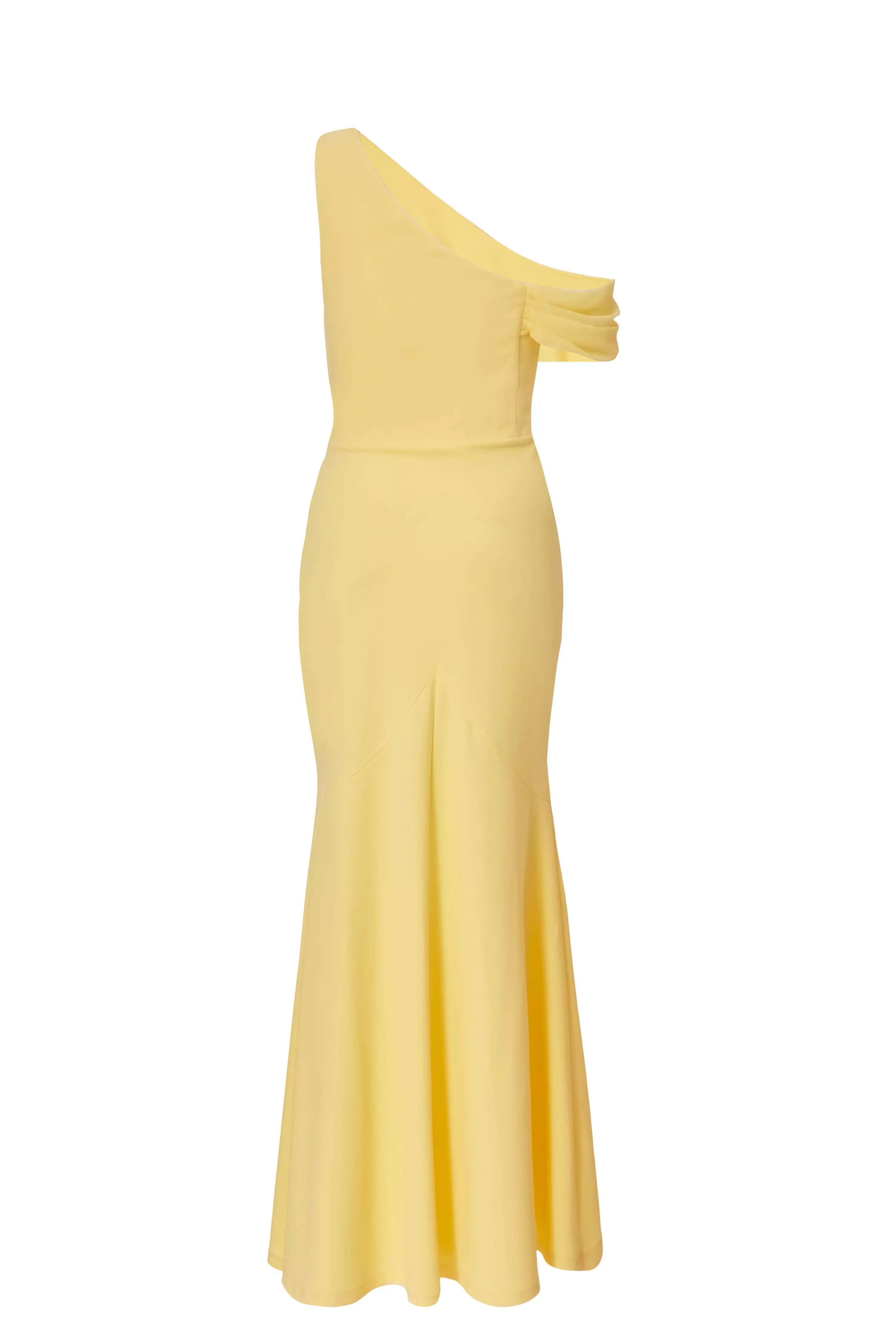 Petite Lemon Drop Sleeve Maxi Dress