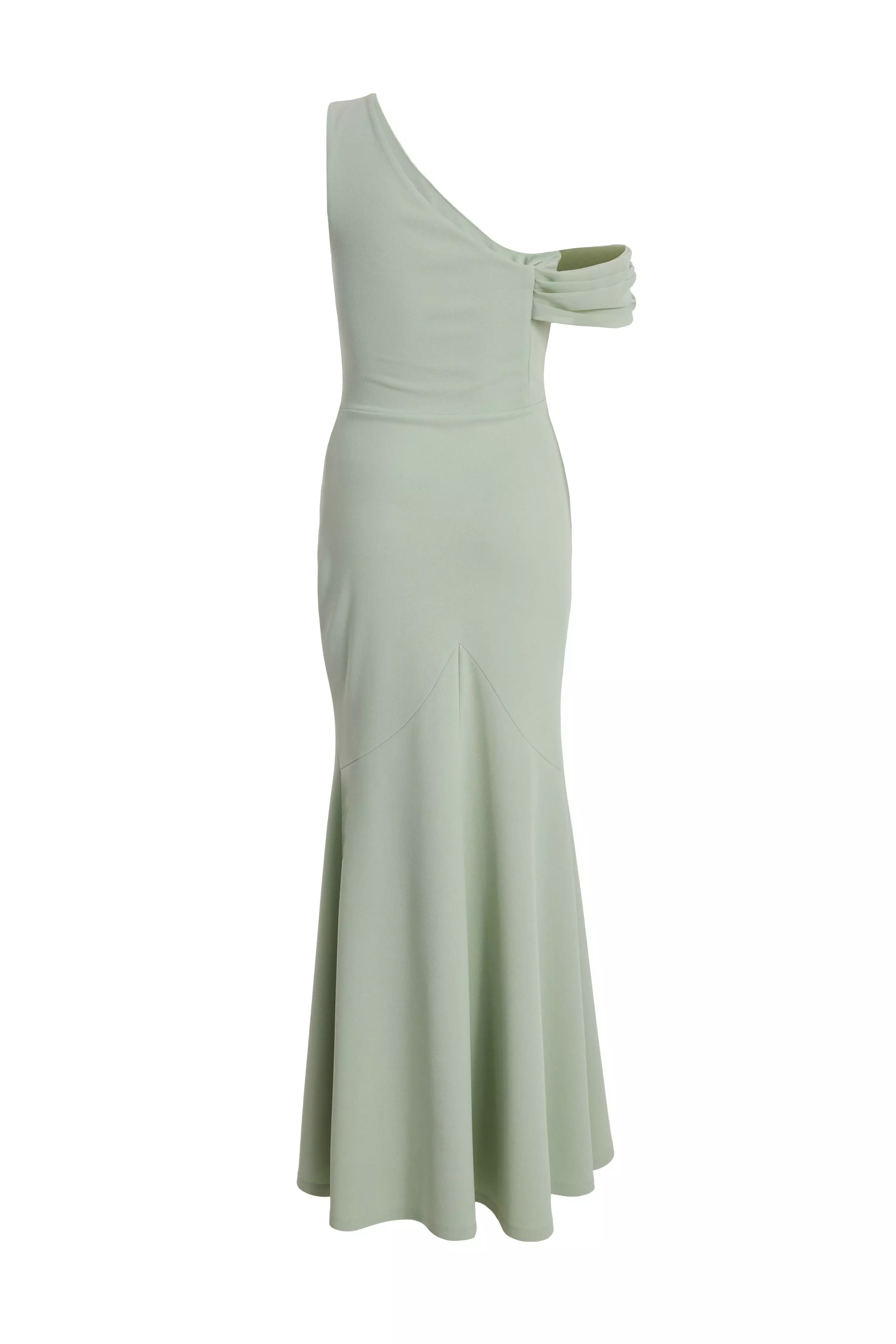 Petite Sage Drop Sleeve Maxi Dress