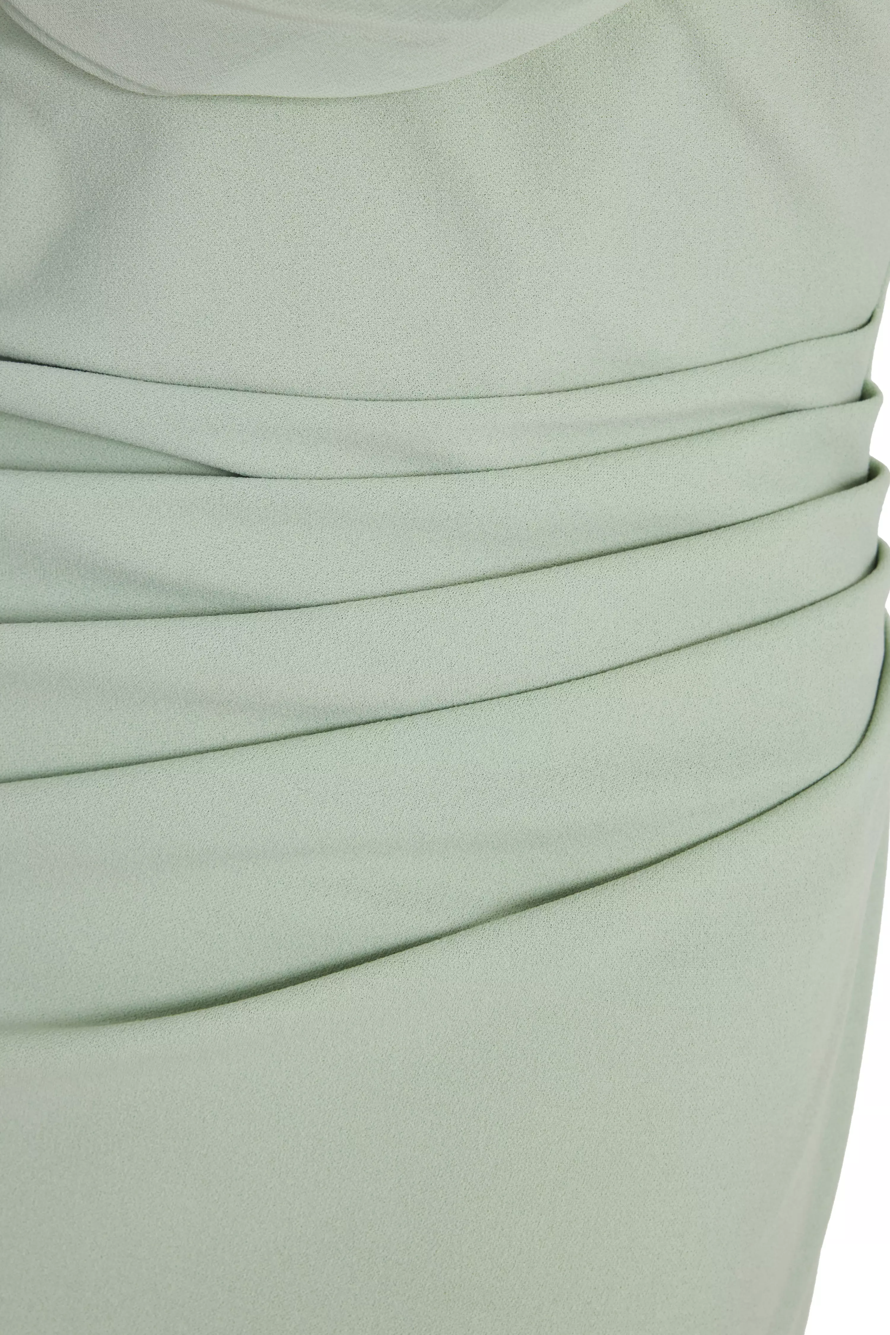 Petite Sage Drop Sleeve Maxi Dress