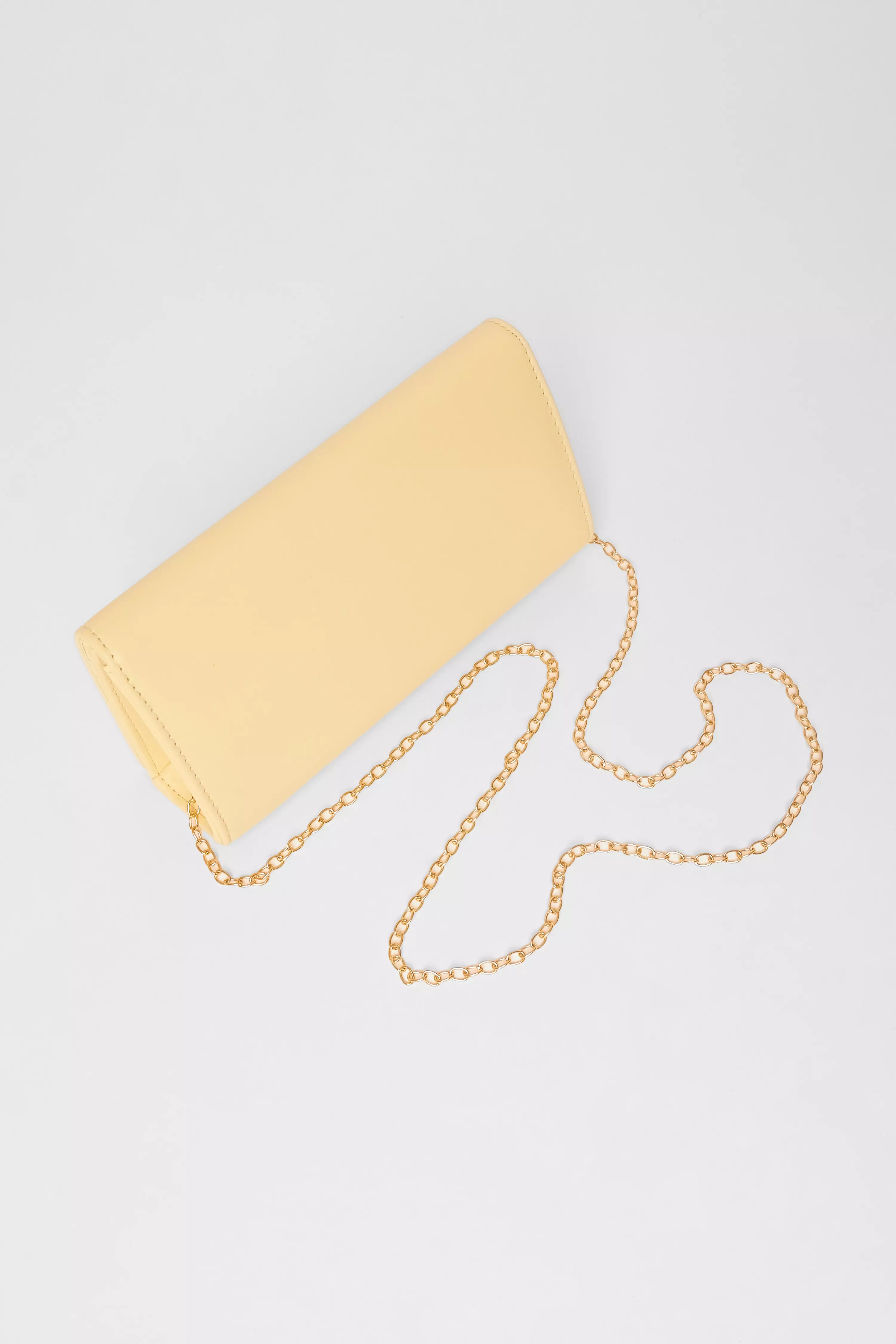 Yellow Long Clutch Bag