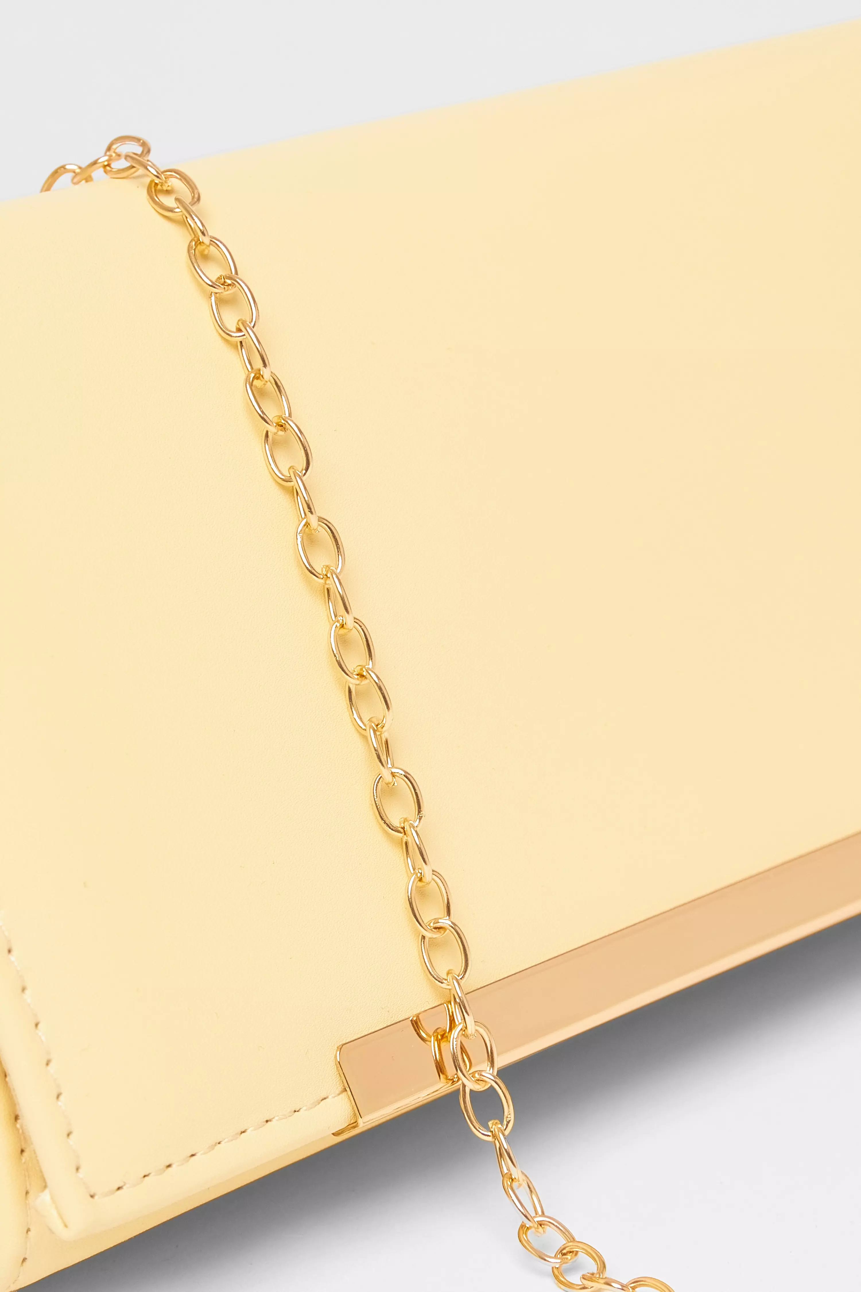 Yellow Long Clutch Bag
