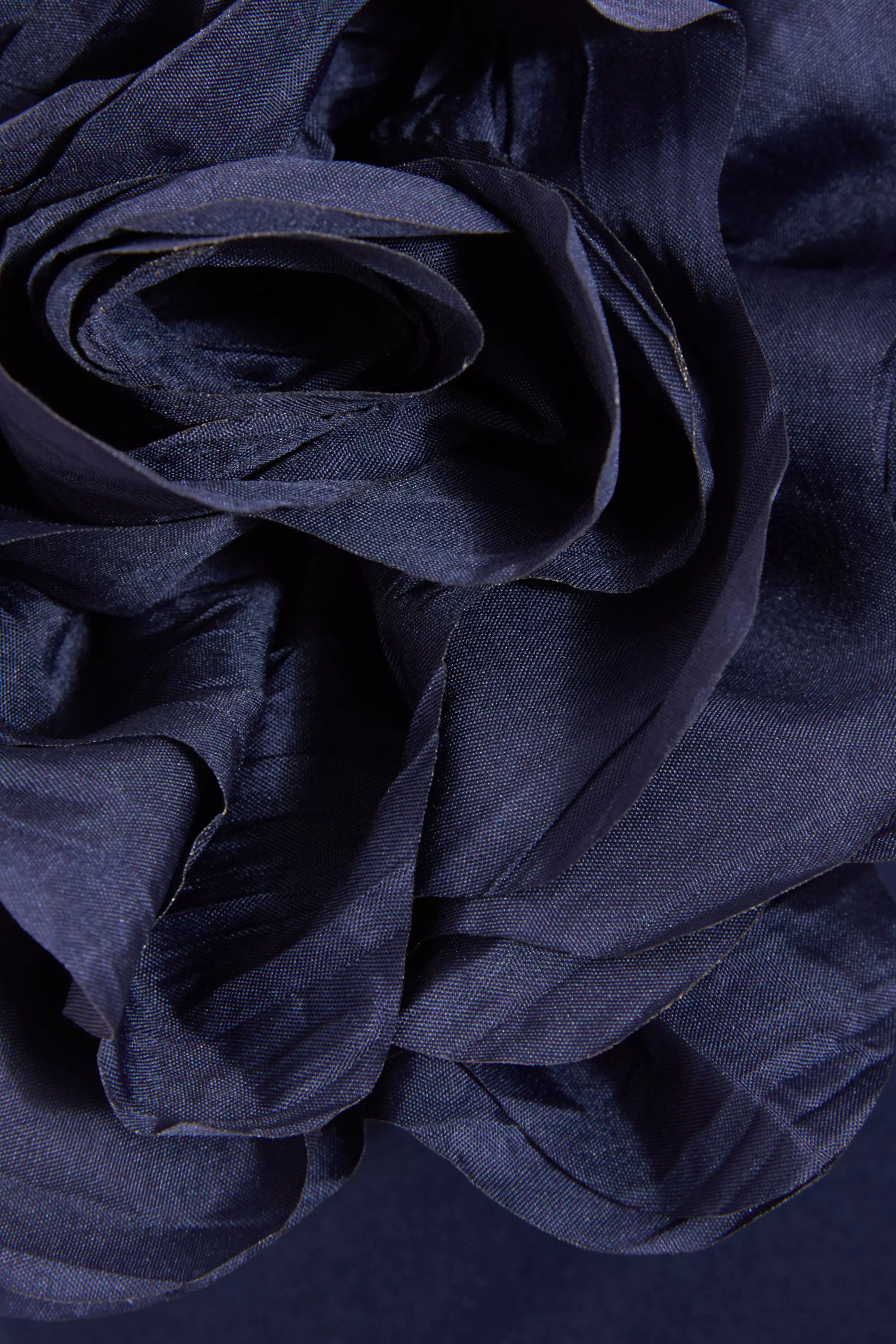 Petite Navy Corsage Midaxi Dress