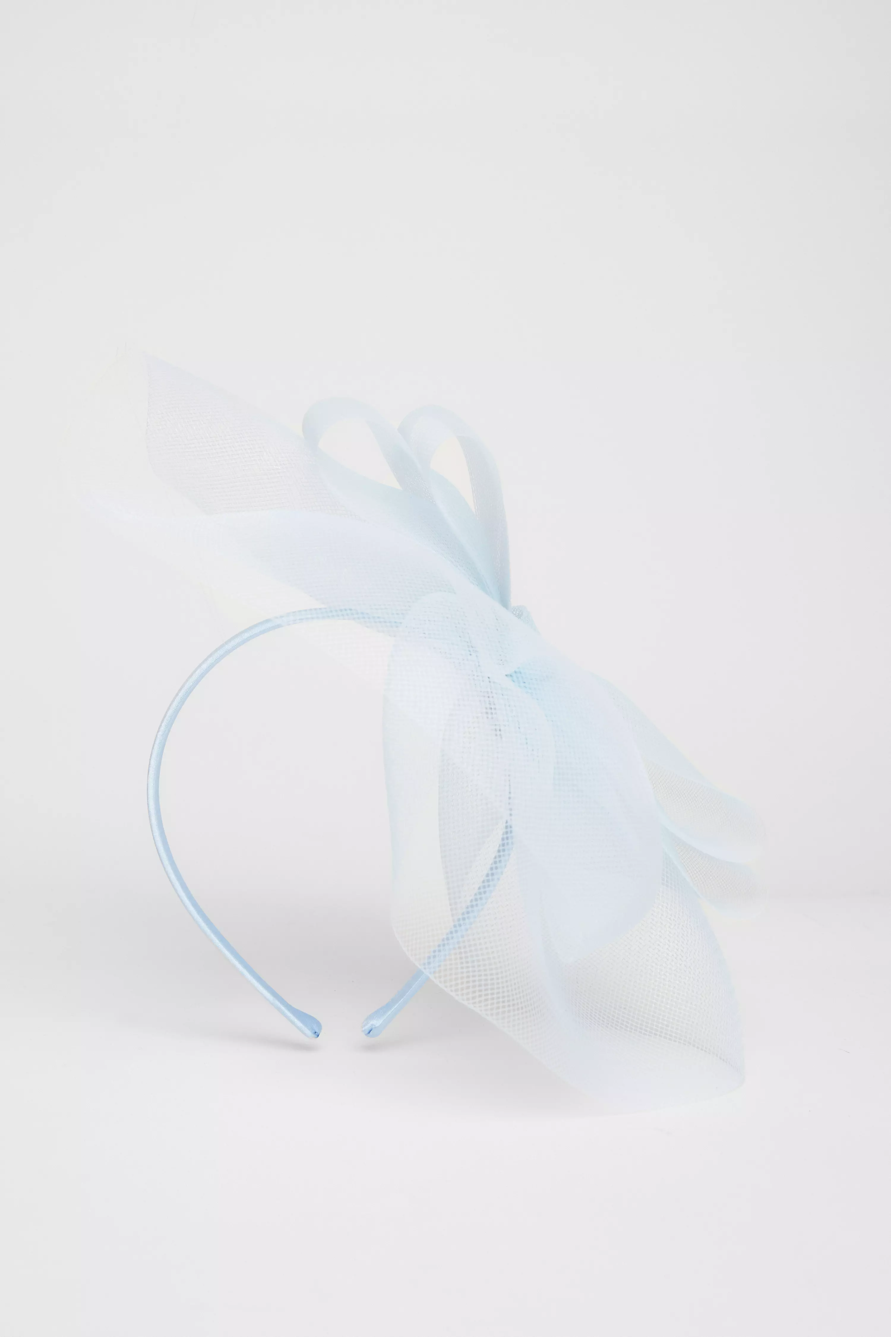 Light Blue Bow Headband Fascinator