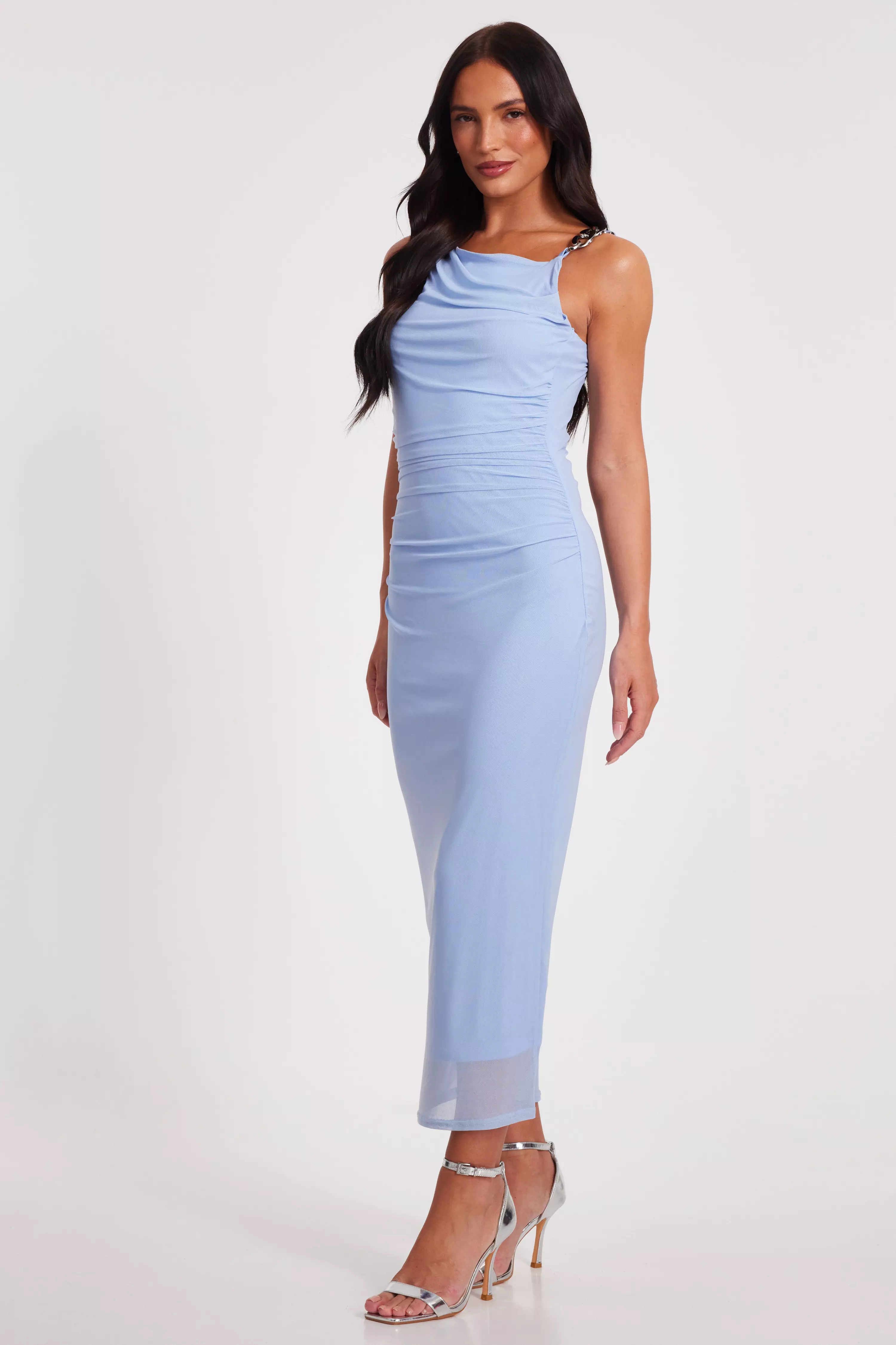 Pale Blue Midaxi Dress