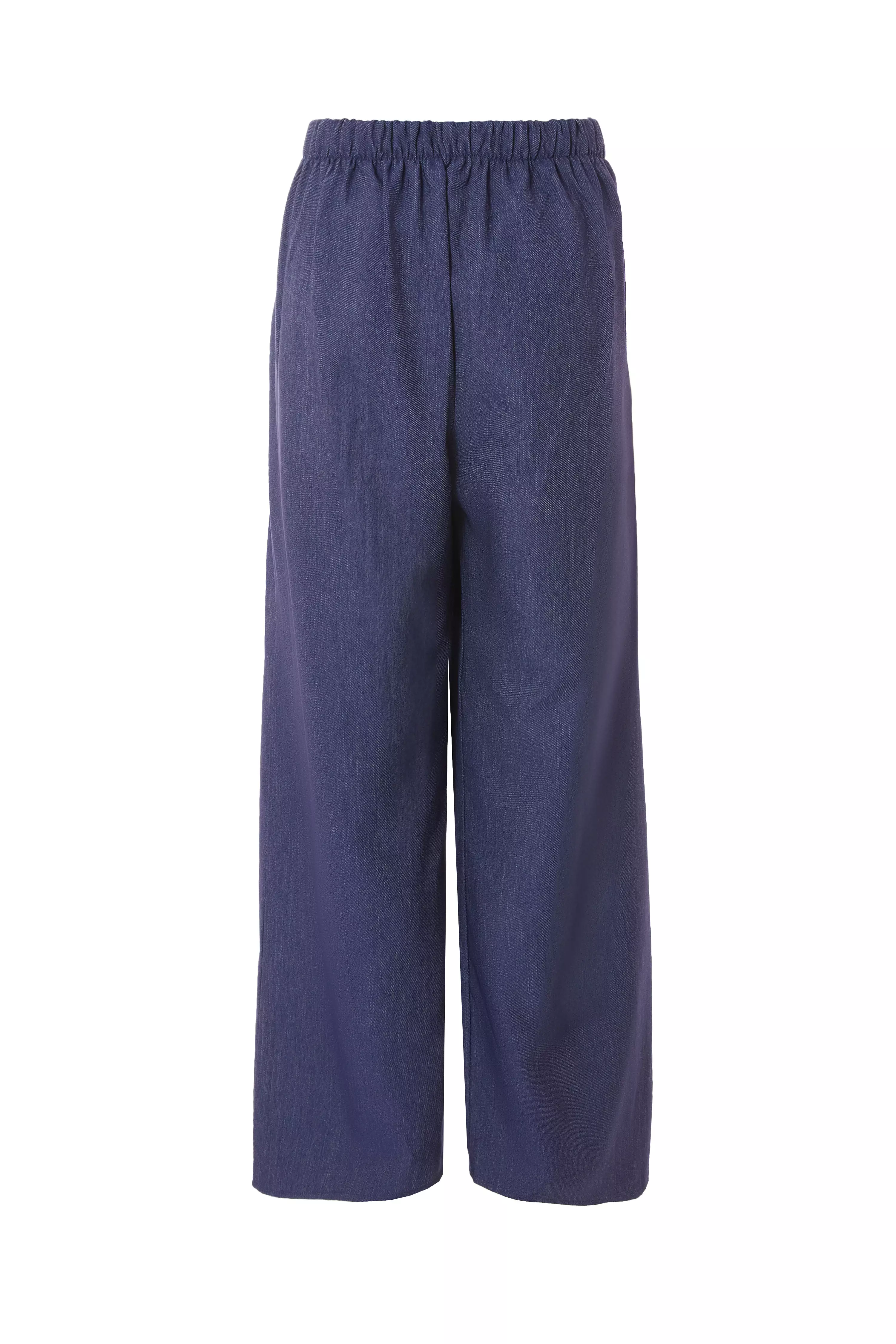 Indigo Wide Leg Trousers 