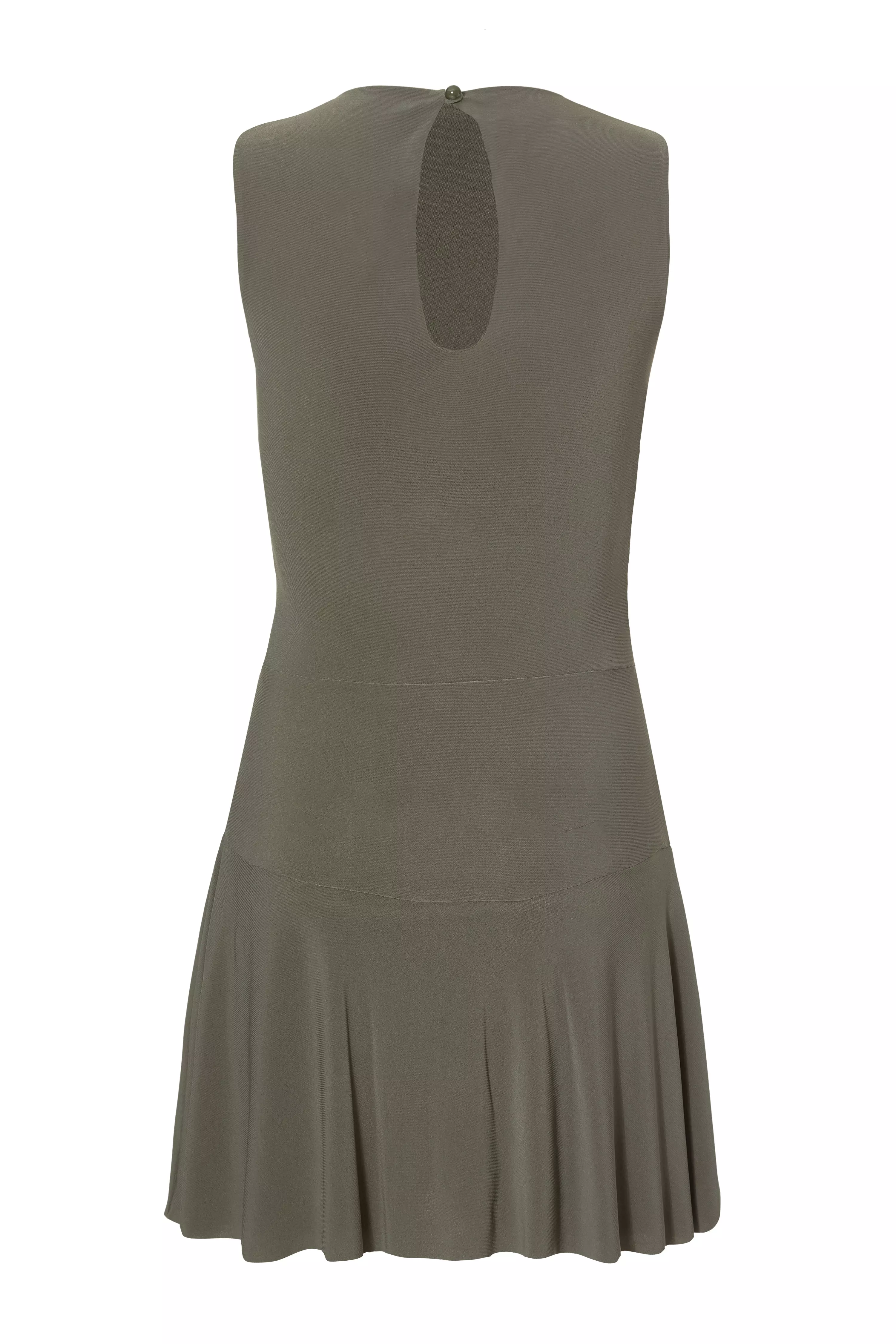 Khaki Ruched Playsuit