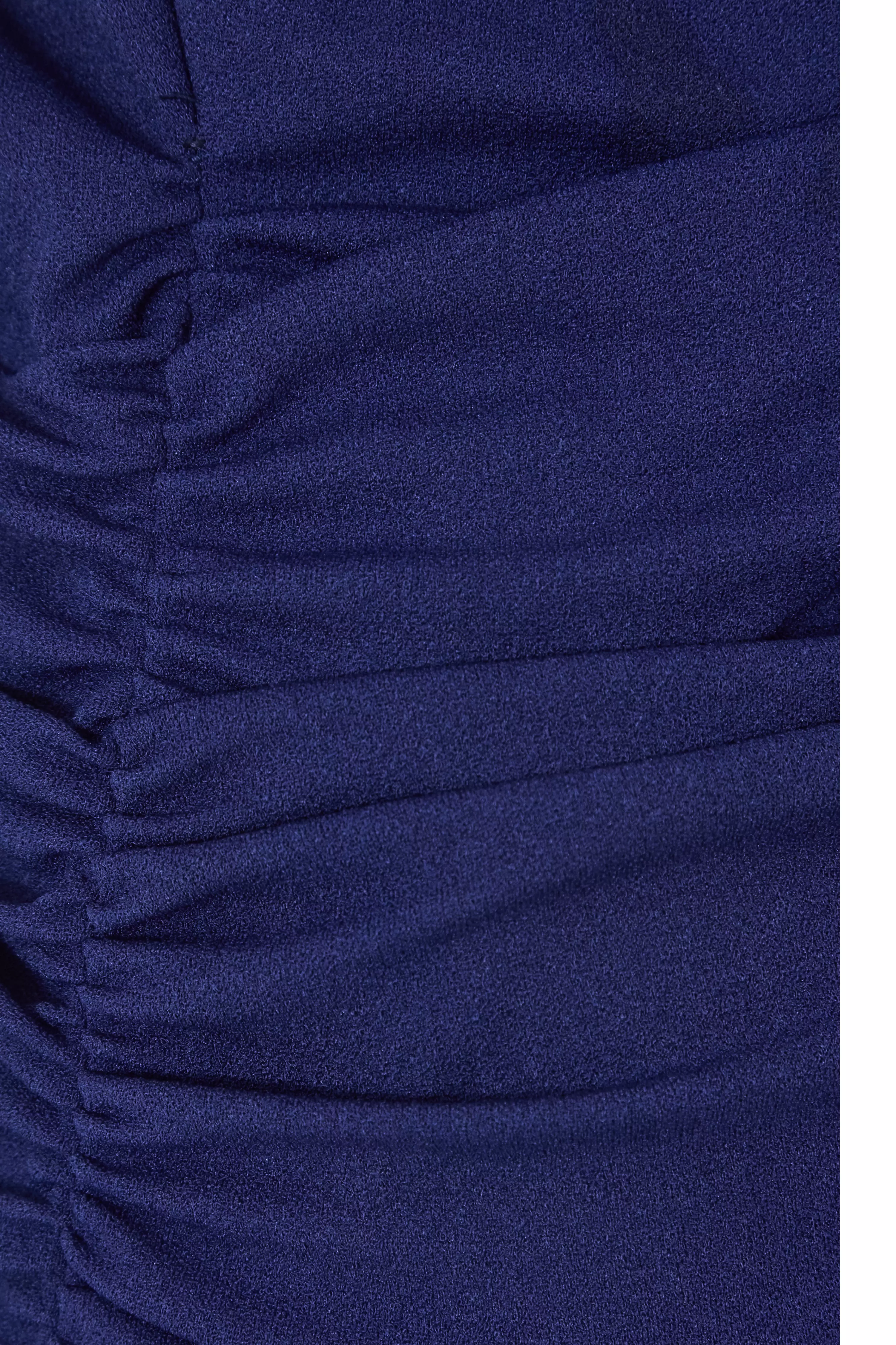 Navy Drop Shoulder Midi Dress