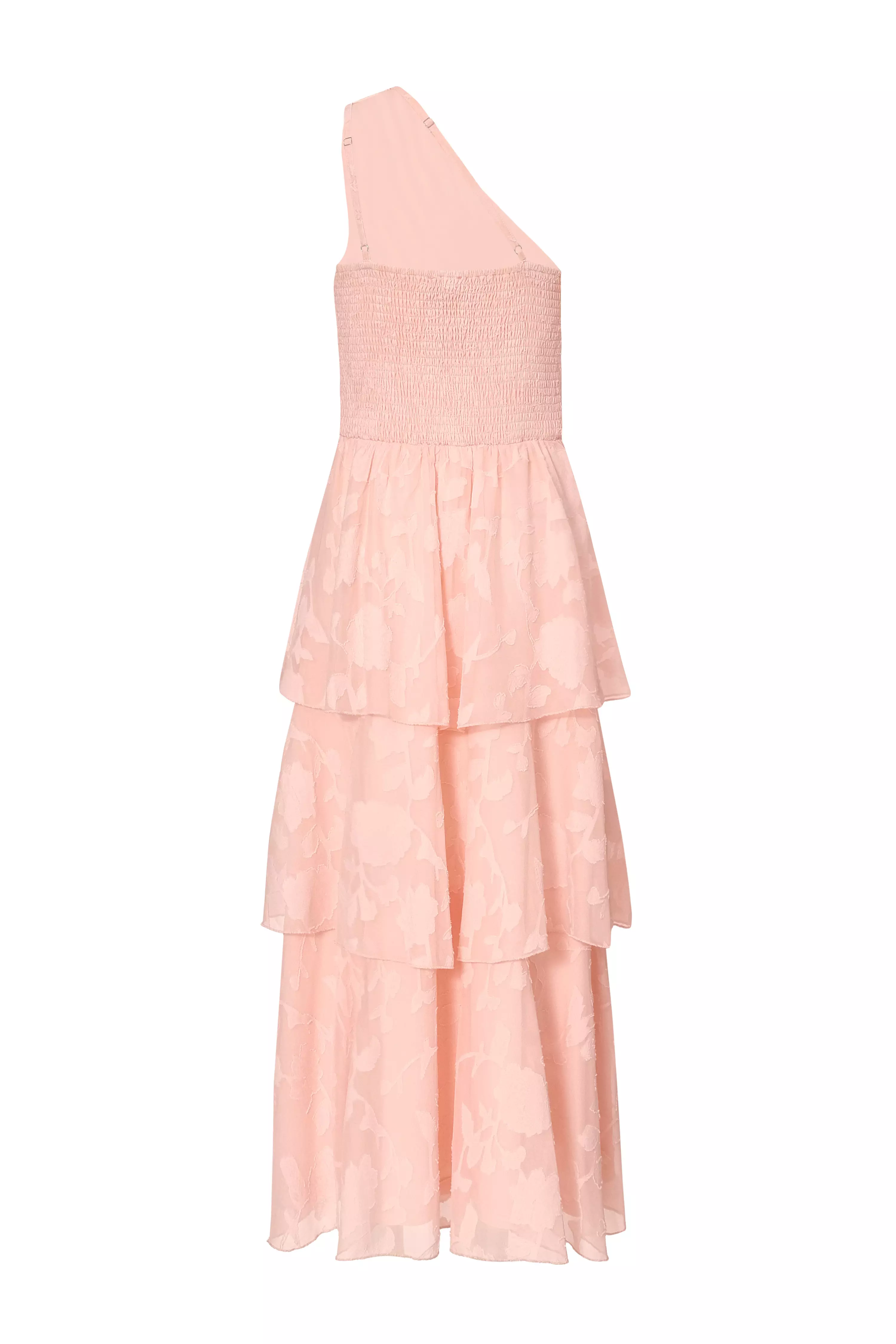 Pink Tiered Maxi Dress