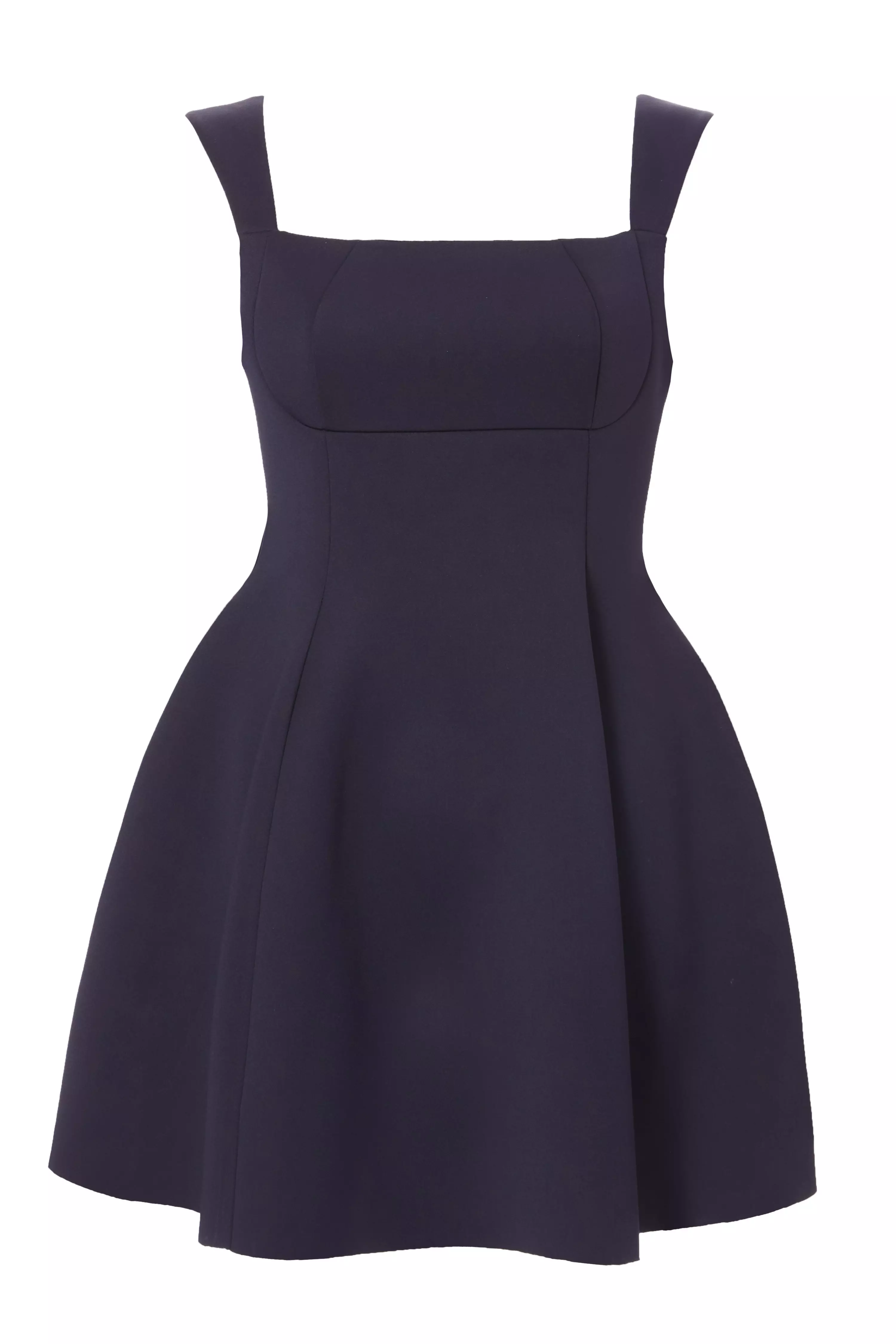 Navy Bow Skater Dress