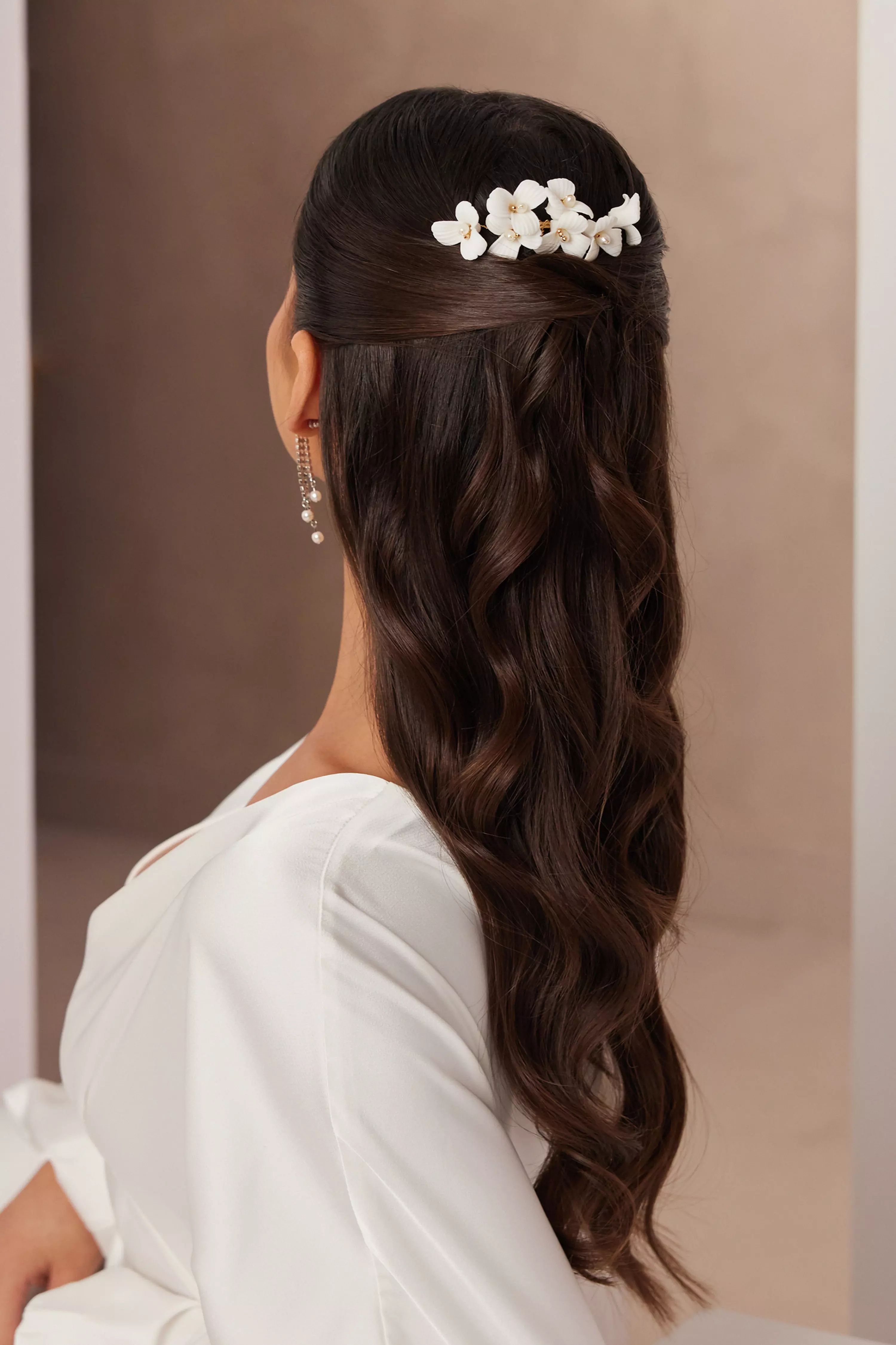 Bridal Floral Hair Comb 